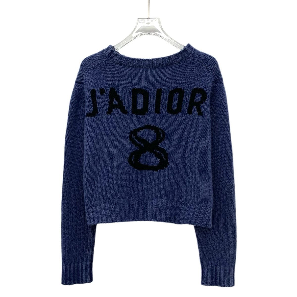 Dior Dior Dark Blue Cashmere Long Sleeve Knit Sweater K26WX Size XS / US 0-2 / IT 36-38 - 2 Thumbnail