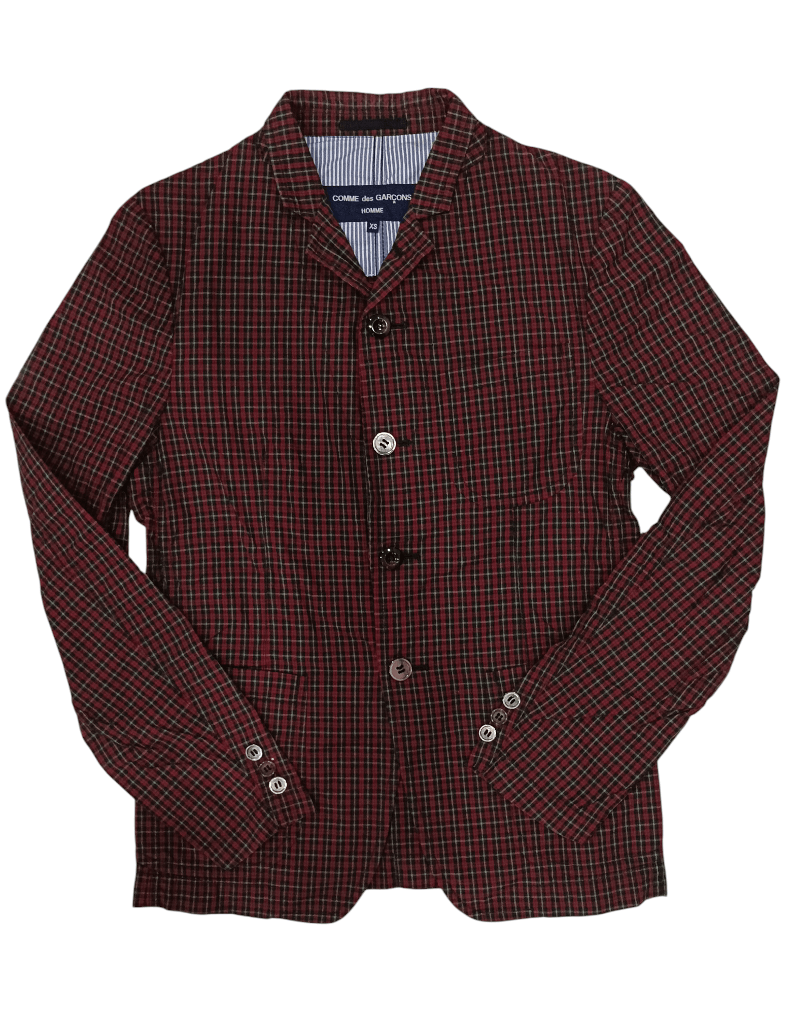 Comme des Garcons Comme des Garcons Checkers Jacket (S304) Size US XS / EU 42 / 0 - 1 Thumbnail