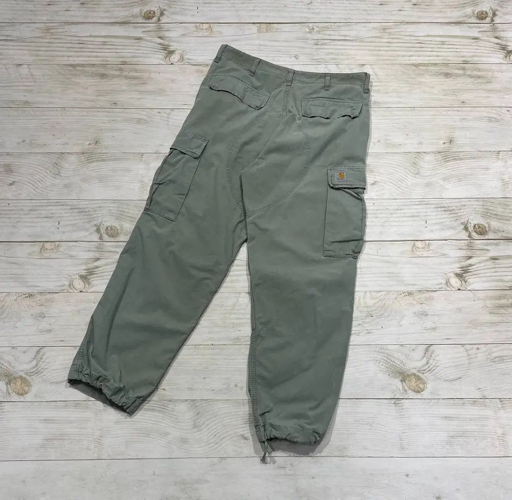 Carhartt Vintage Carhartt Cargo Pants 90s Distrissed Grey Size US 32 / EU 48 - 1 Thumbnail