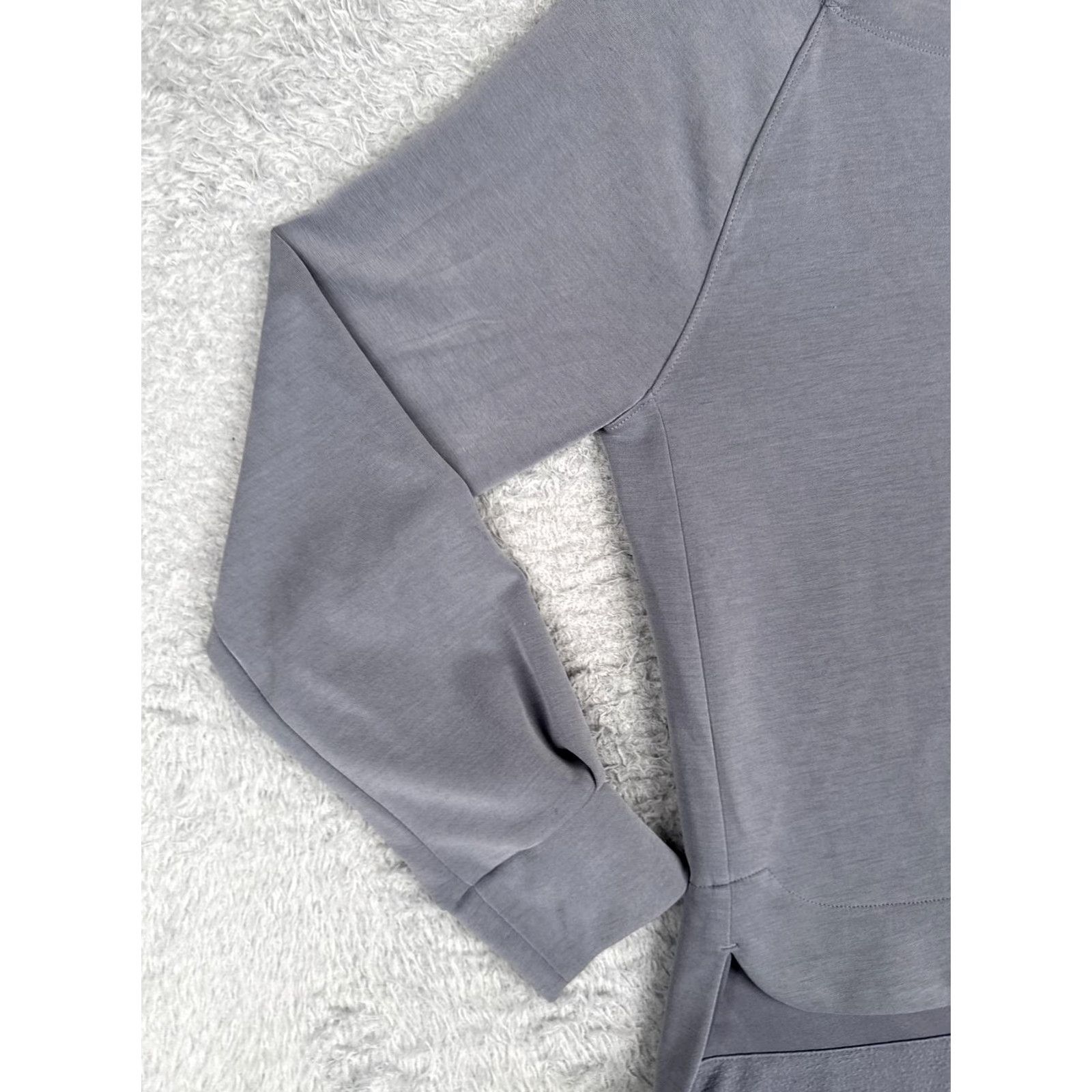 Athleta Athleta Sweater Womens S Gray Raglan Crewneck Pullover Hi Low Hem Sweatshirt Long Sleeve Casual Autumn Winter Travel Size S / US 4 / IT 40 - 3 Thumbnail