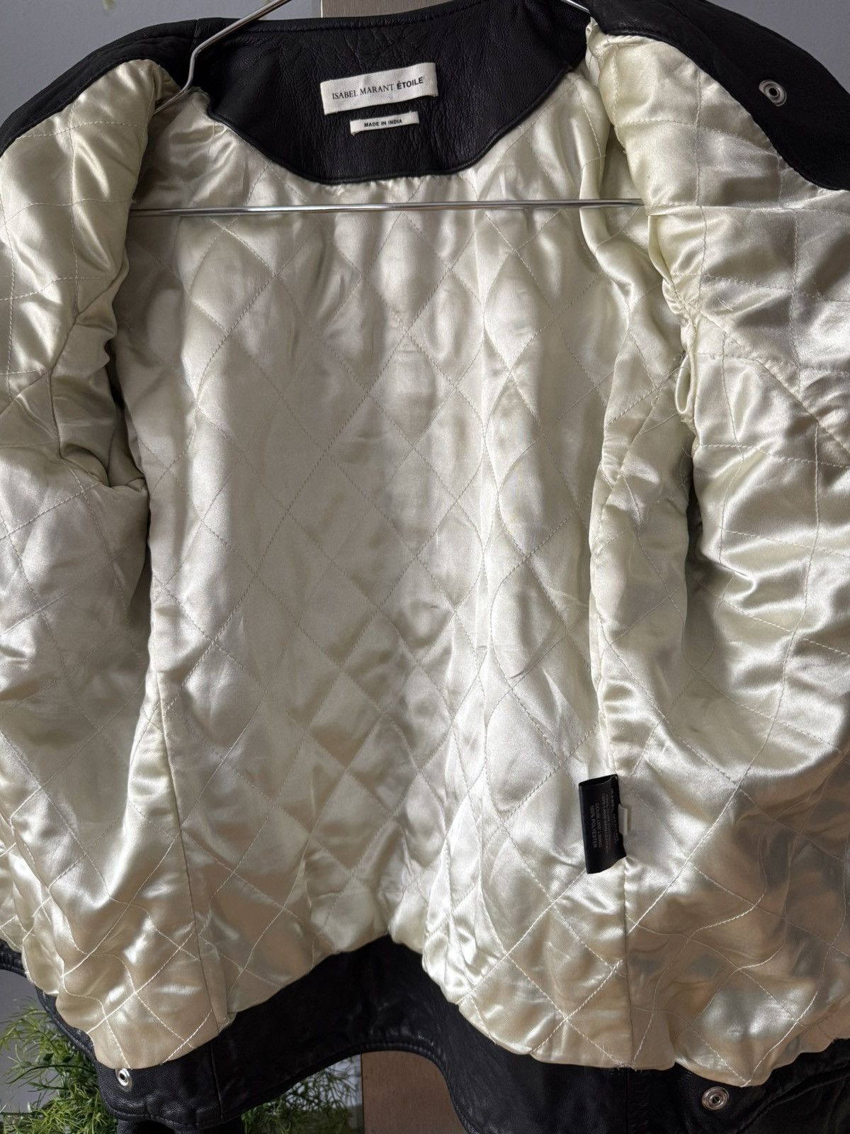 Isabel Marant Etoile Isabel Marant Etoile Black Leather Moto Jacket 36 US/4 Size XS / US 0-2 / IT 36-38 - 9 Thumbnail