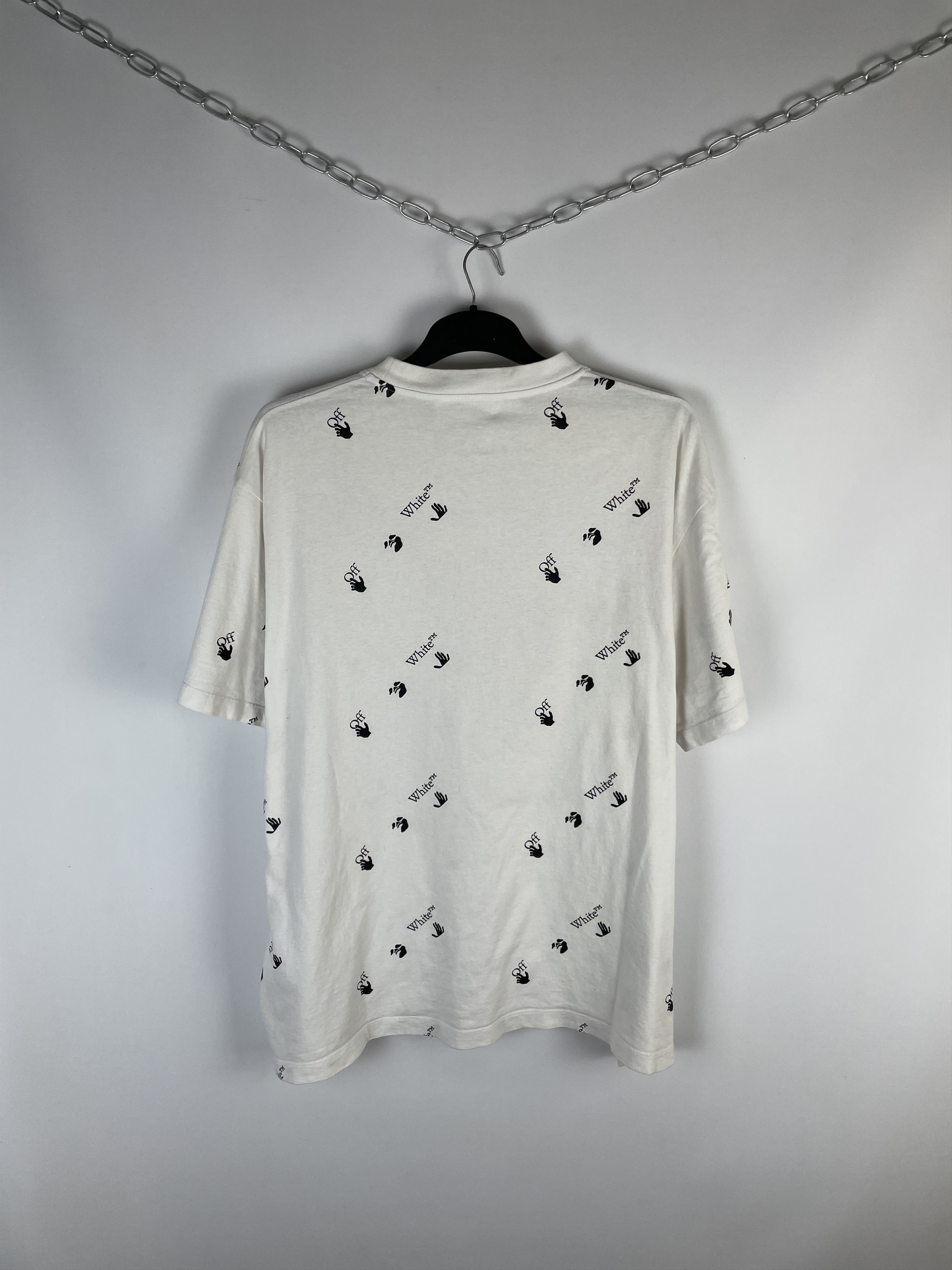 Off-White Off-white Monogram Tee Size US L / EU 52-54 / 3 - 12 Thumbnail