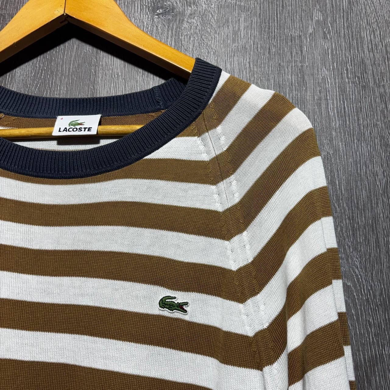 Lacoste Lacoste Beige Sweater Size US S / EU 44-46 / 1 - 3 Thumbnail