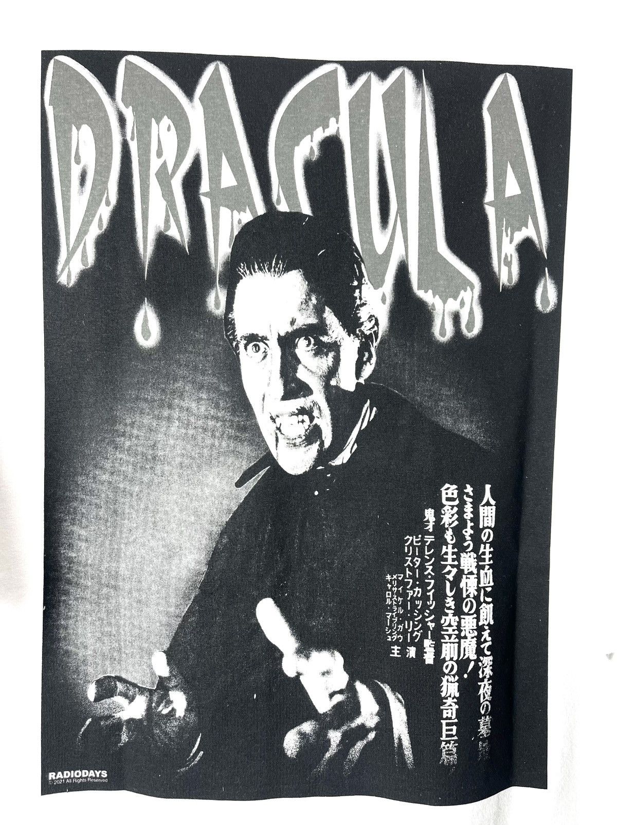 Vintage Dracula Vintage Horror Movie Graphic Tee White Size US L / EU 52-54 / 3 - 5 Thumbnail