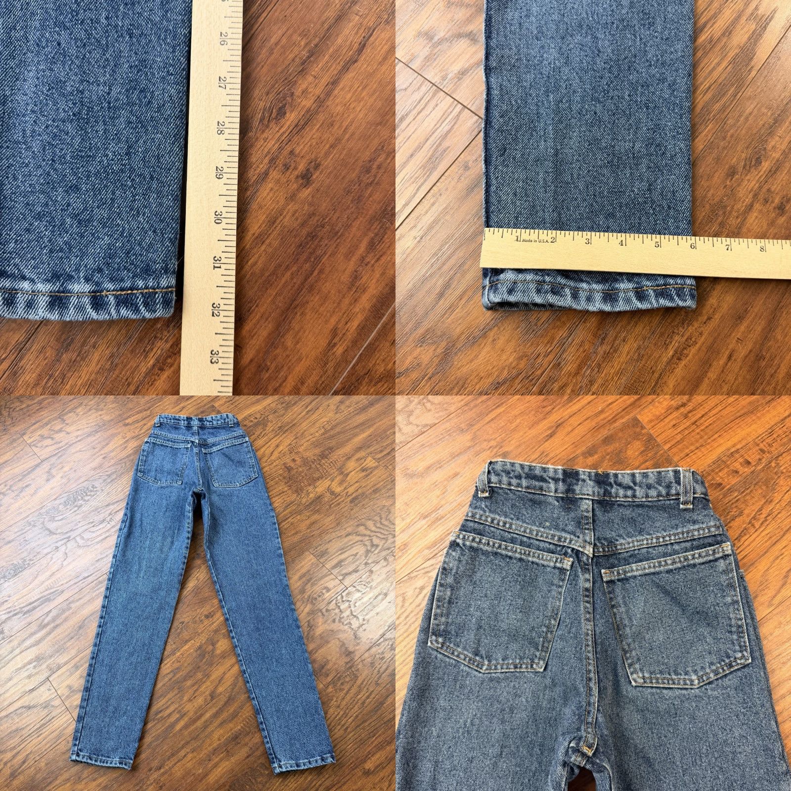 Gap VINTAGE Gap Jeans Womens 10 Straight High Rise Denim 90s Made in USA 20x32 Blue 100% Cotton Pockets Mens? Size 32" / US 10 / IT 46 - 8 Thumbnail