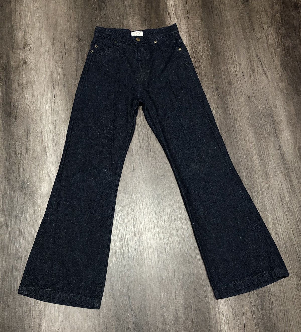 Designer × Japanese Brand × Vintage Vintage Denim Ungrid Flared Boot Cut Leg Jeans Size 27" / US 4 / IT 40 - 9 Thumbnail