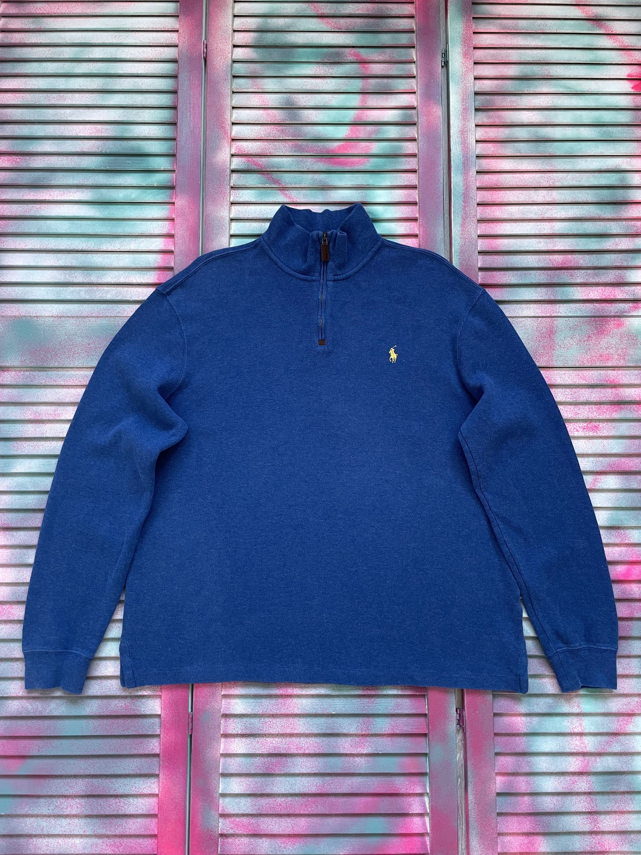 Polo Ralph Lauren Polo Ralph Lauren 1/4 Sweater Old Money Jumper Knit Size US L / EU 52-54 / 3 - 1 Thumbnail