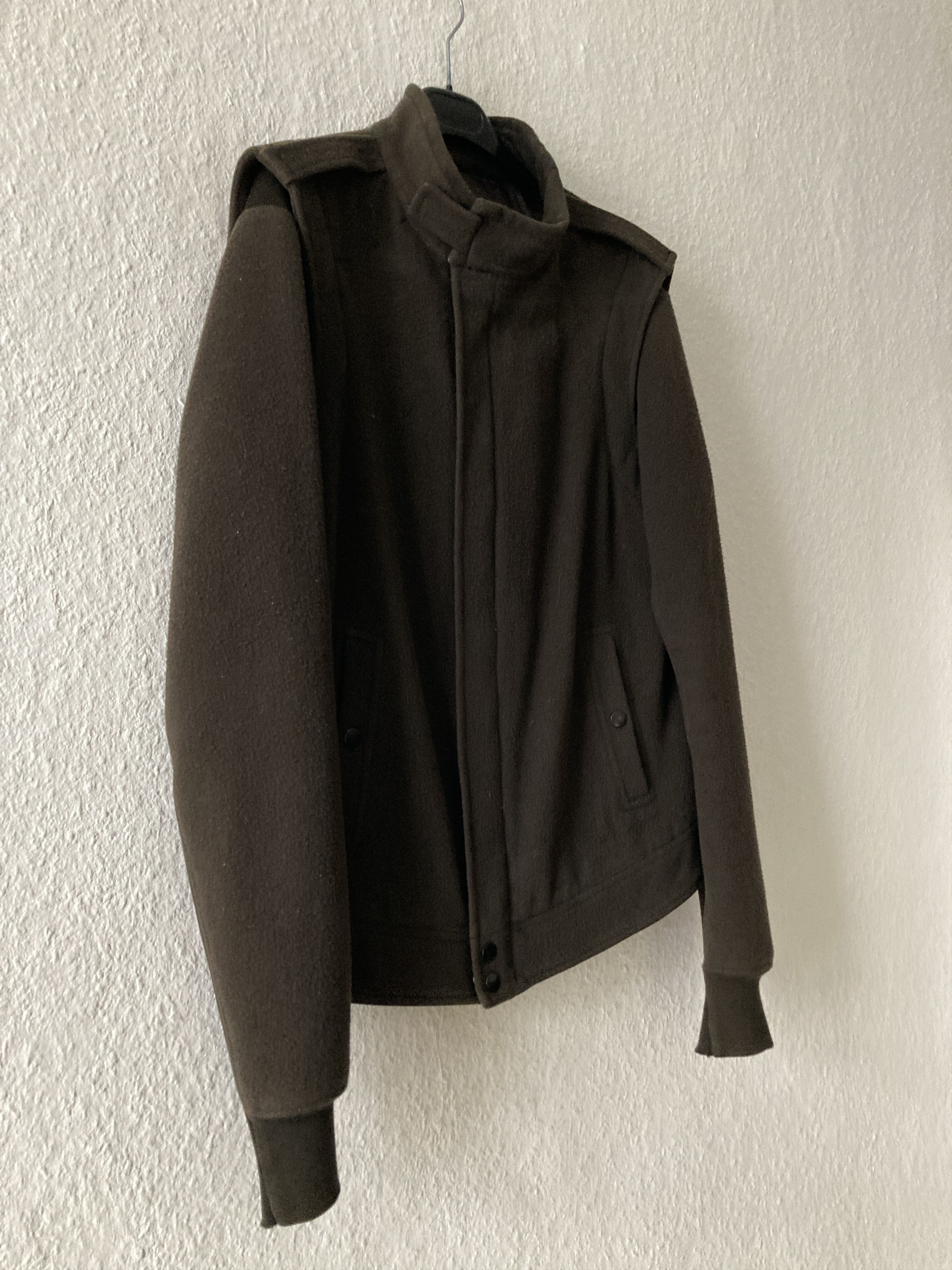 Rick Owens F/W 08 „STAG“ F1 Pilot Brown Wool Jacket Rick Owens L Size US L / EU 52-54 / 3 - 7 Thumbnail