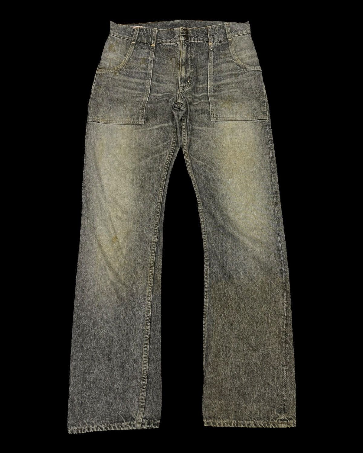 Sugar Cane 💥Vintage Double Works Warehouse Rusty Jeans Union Made Size US 32 / EU 48 - 7 Thumbnail