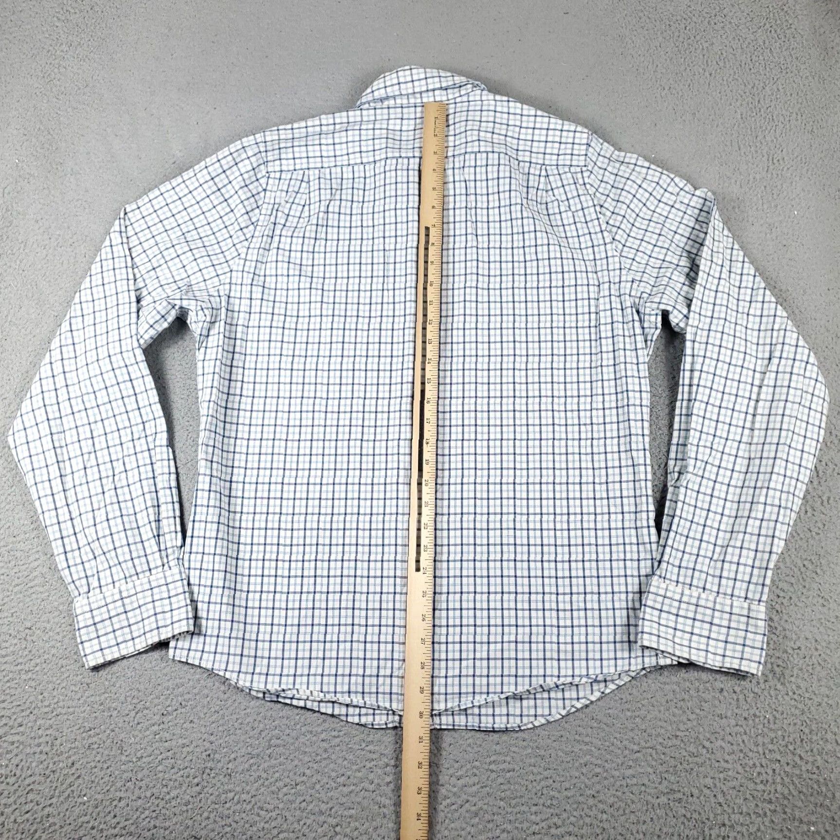 Abercrombie & Fitch Abercrombie & Fitch Button-Up Shirt Mens 2XL Blue Plaid Long Sleeve Casual Size US XXL / EU 58 / 5 - 6 Thumbnail