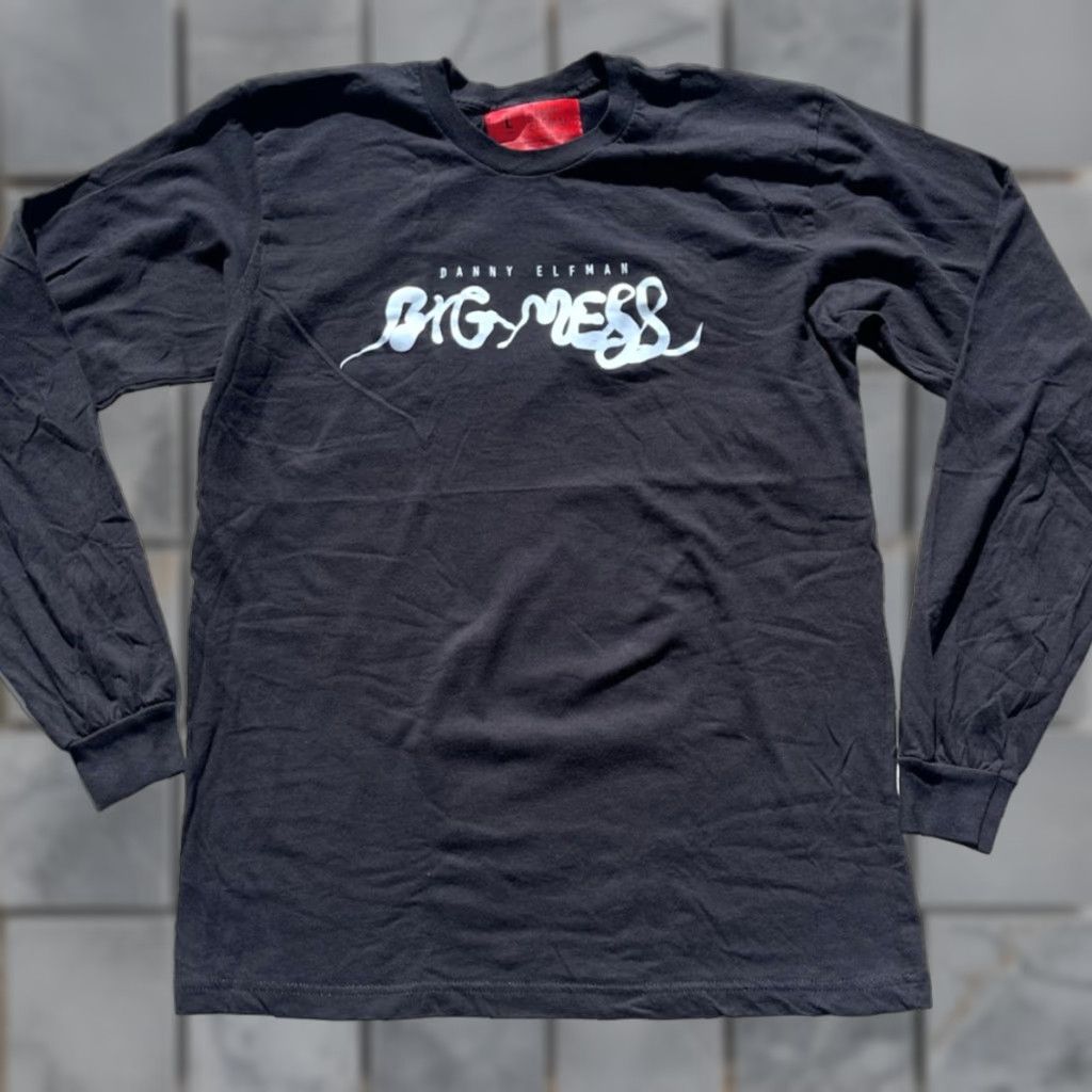 Vintage Danny Elfman Men's T-Shirt Black Spell-Out L Oingo Boingo 80s Simpsons Big Mess Size US L / EU 52-54 / 3 - 1 Thumbnail