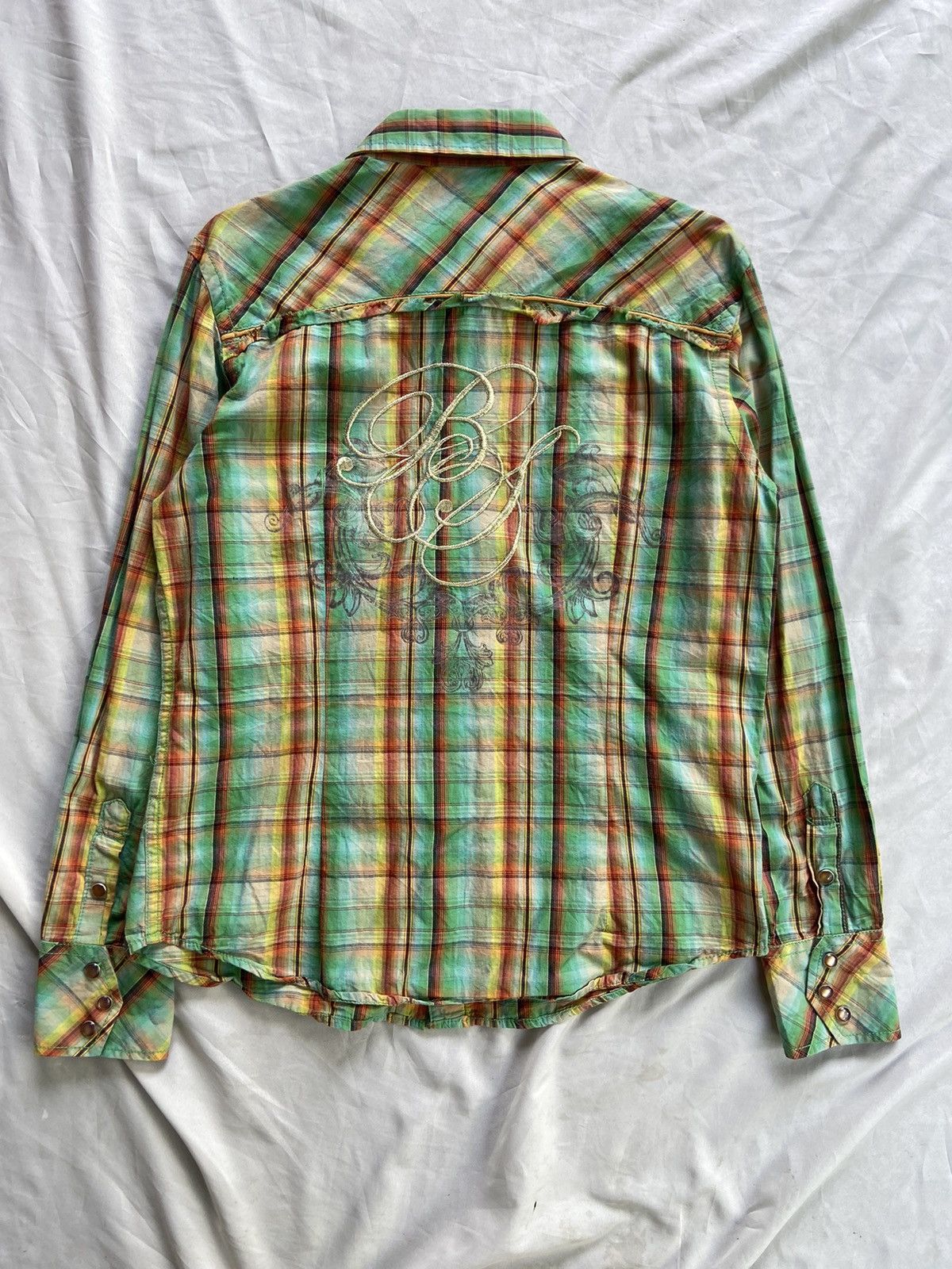Japanese Brand BEACH SOUND BUTTON DOWN SHIRT Size US M / EU 48-50 / 2 - 2 Thumbnail