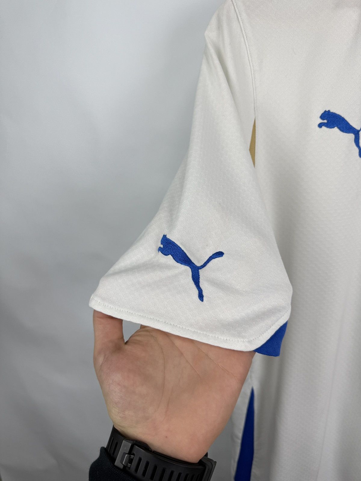 Puma 🇮🇹 Vintage 2010 Puma Italy Soccer Jersey T-Shirt Retro Rare Size US M / EU 48-50 / 2 - 6 Thumbnail