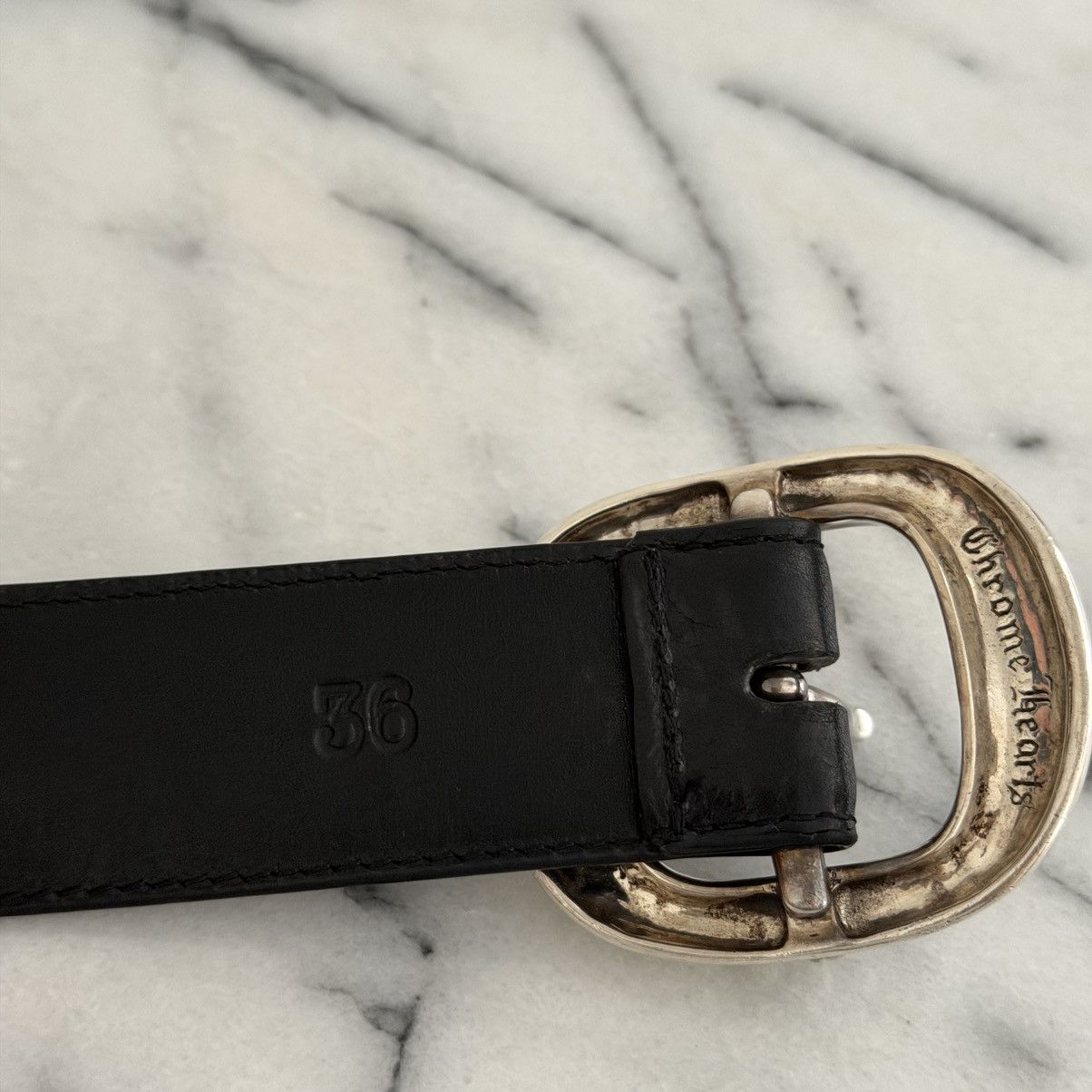 Chrome Hearts Chrome Hearts Gunslinger Belt 1.5” Size 36 - 2 Thumbnail
