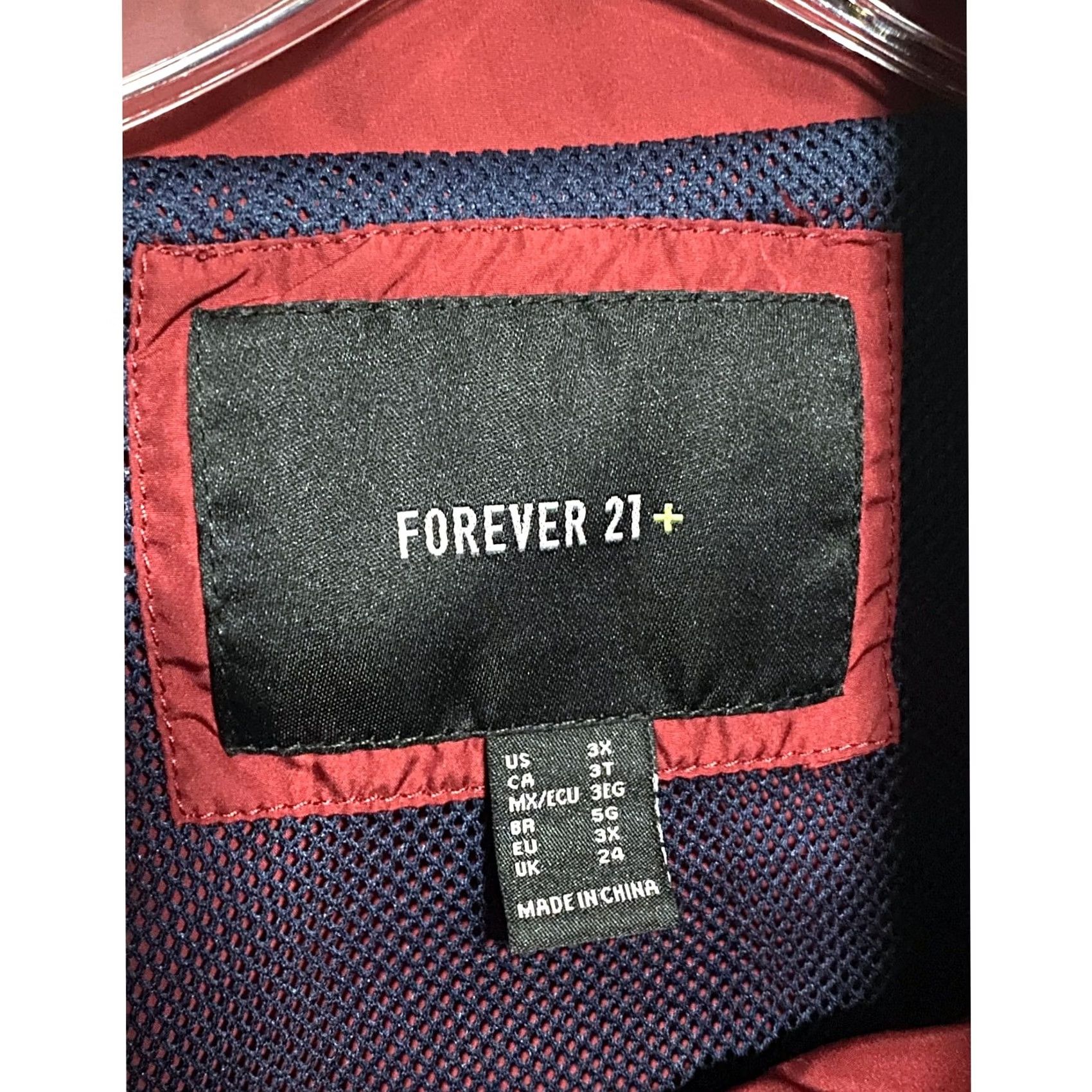 Forever 21 FOREVER 21+ Half Zip Pullover Colorblock Rain Windbreaker Womens 3XL Althleisure Size XXL / US 16-18 / IT 52-54 - 5 Thumbnail