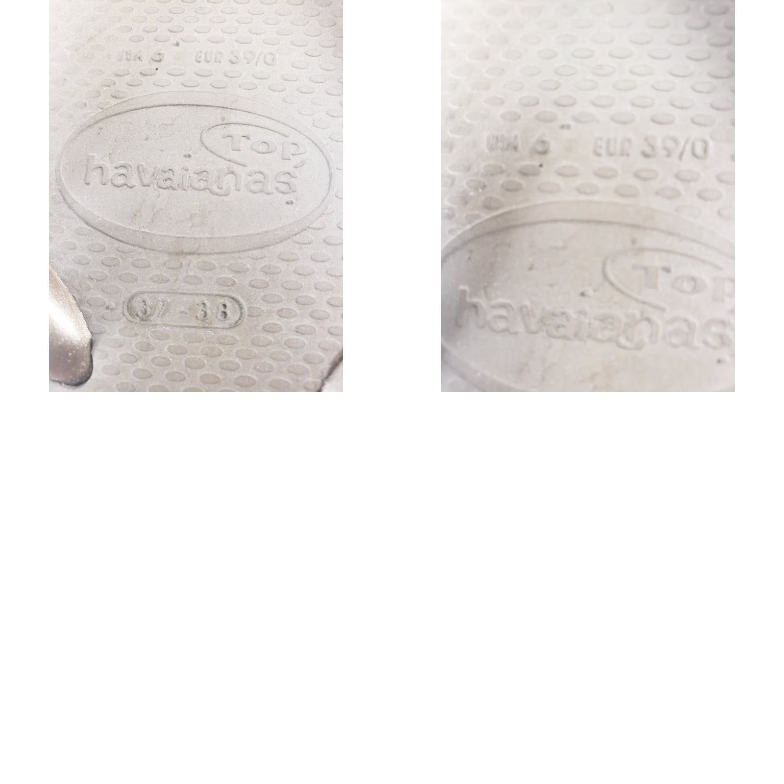 Vintage Havaianas Flip Flops Sandals Womens US 6 37/38 Gold Beach Travel Thong Flip Flop Size US 6 / IT 36 - 8 Thumbnail