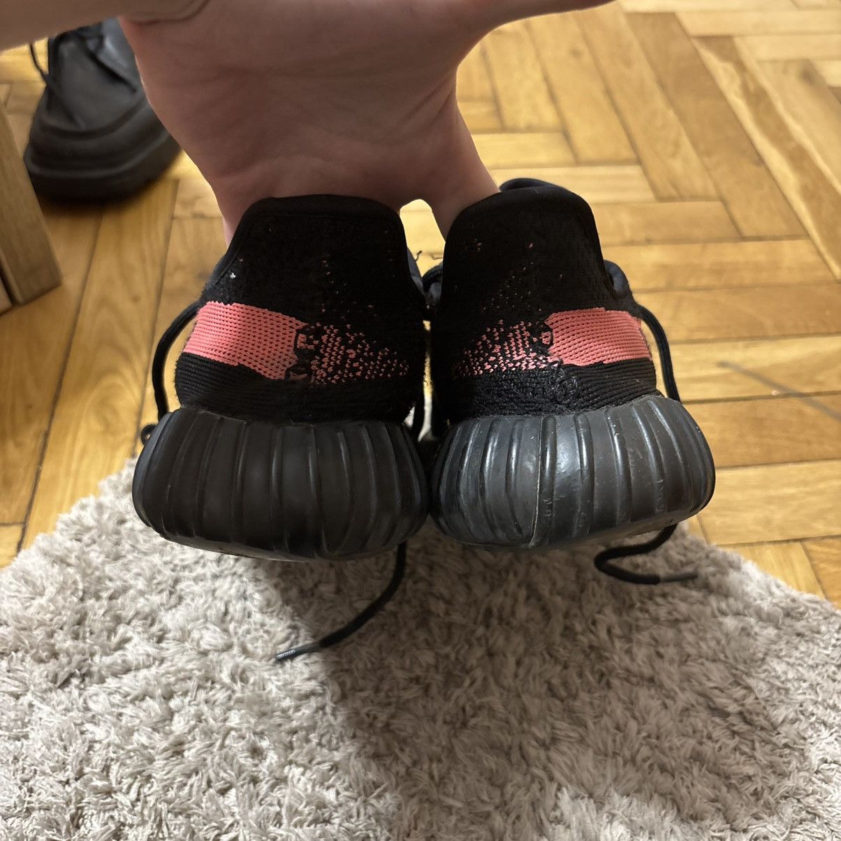 Yeezy Adidas YEEZY Boost 350 V2 Core Black Red Stripe US10 Size US 10 / EU 43 - 5 Thumbnail