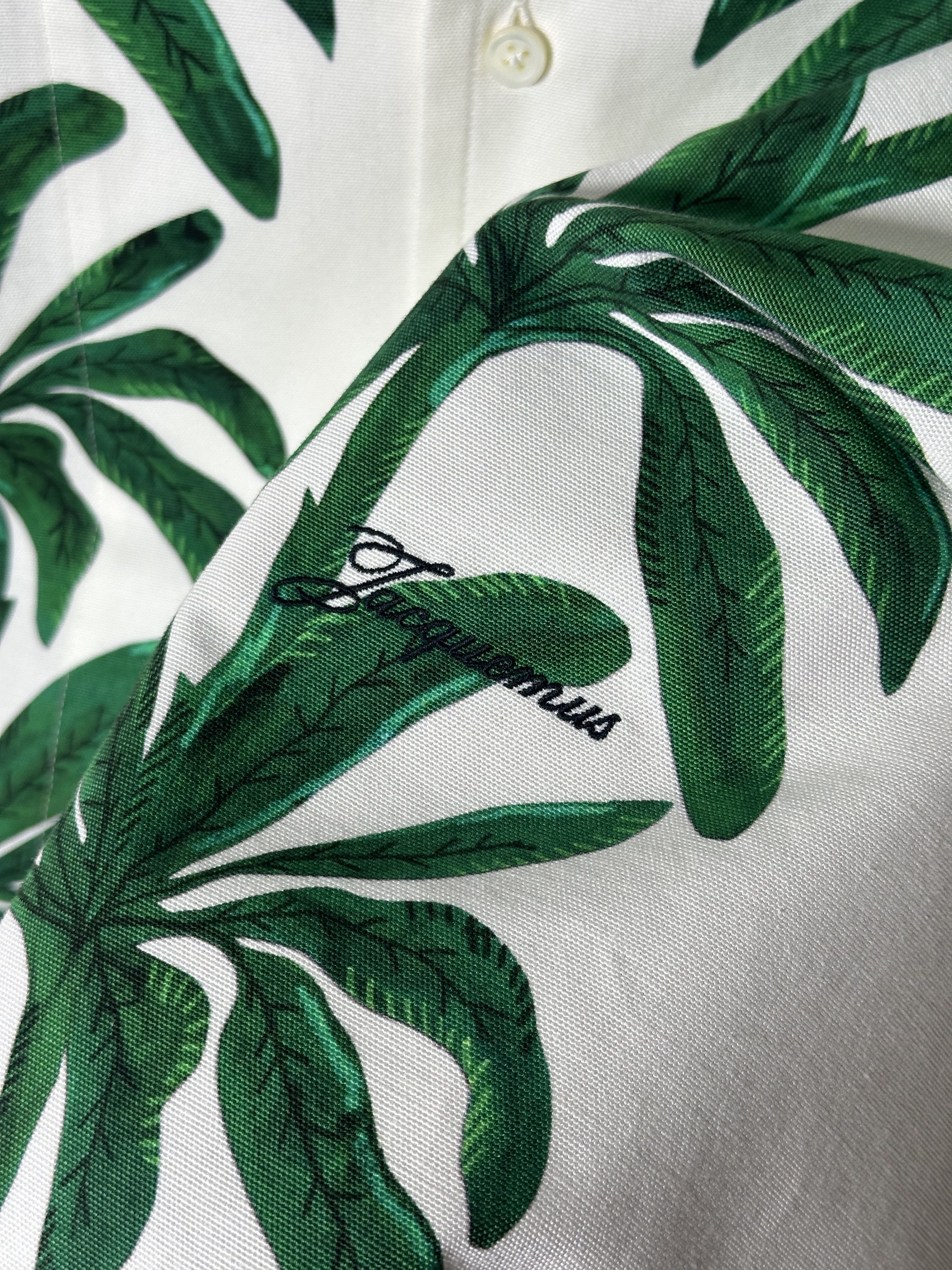 Jacquemus Jacquemus La Chemise Jean Printed Canvas Shirt Size US M / EU 48-50 / 2 - 8 Thumbnail