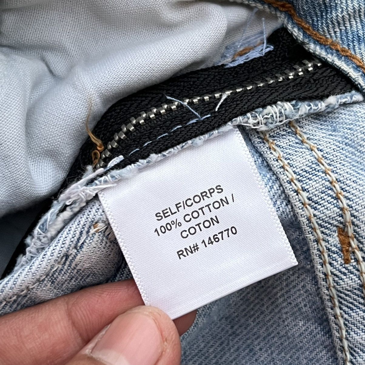 RE/DONE RE / DONE x LEVIS RECONSTRUCTED DENIM WASHED DISTRESSED Size 28" / US 6 / IT 42 - 6 Thumbnail