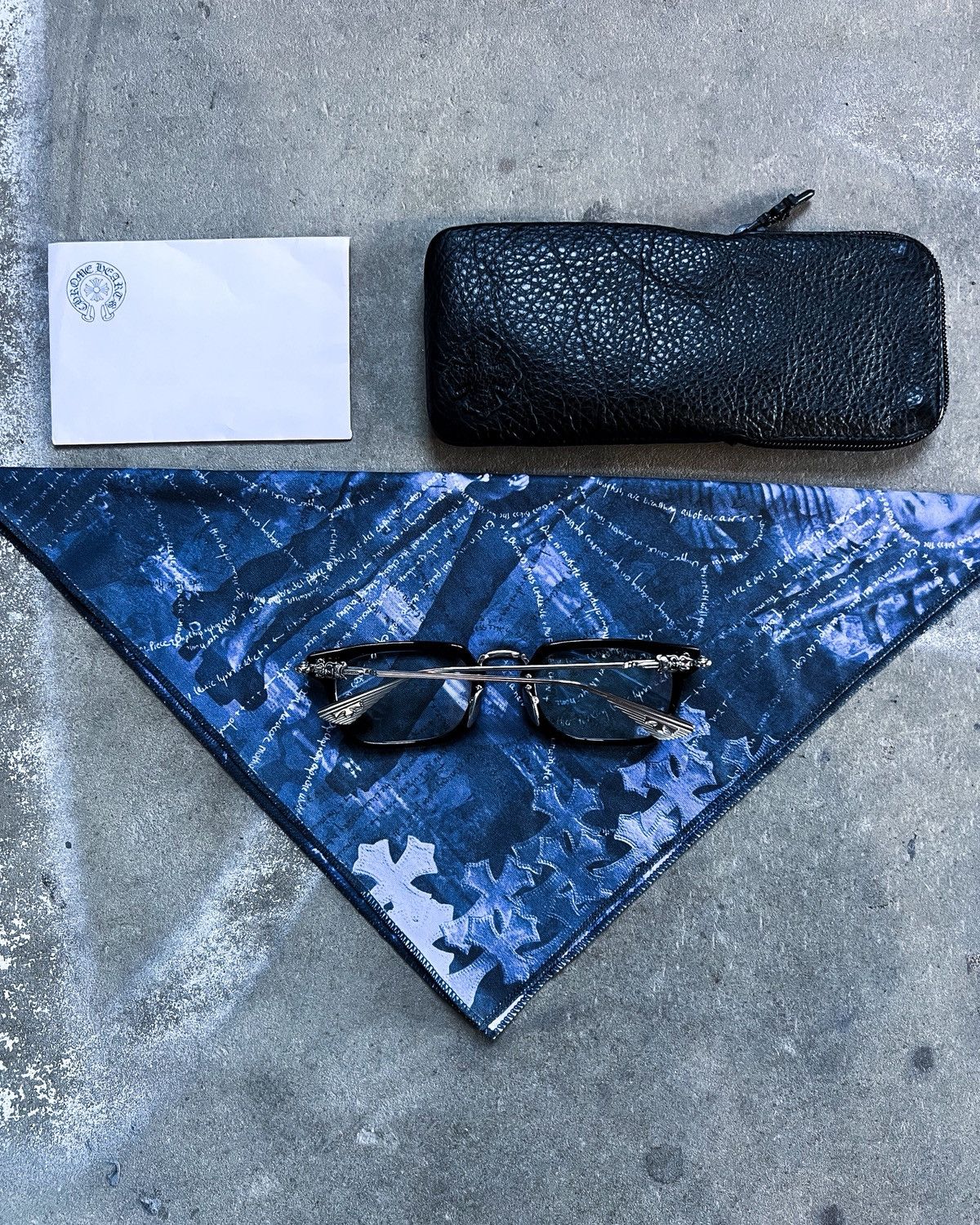Chrome Hearts ‘SNAT’ SILVER DAGGER GLASSES Size ONE SIZE - 4 Thumbnail