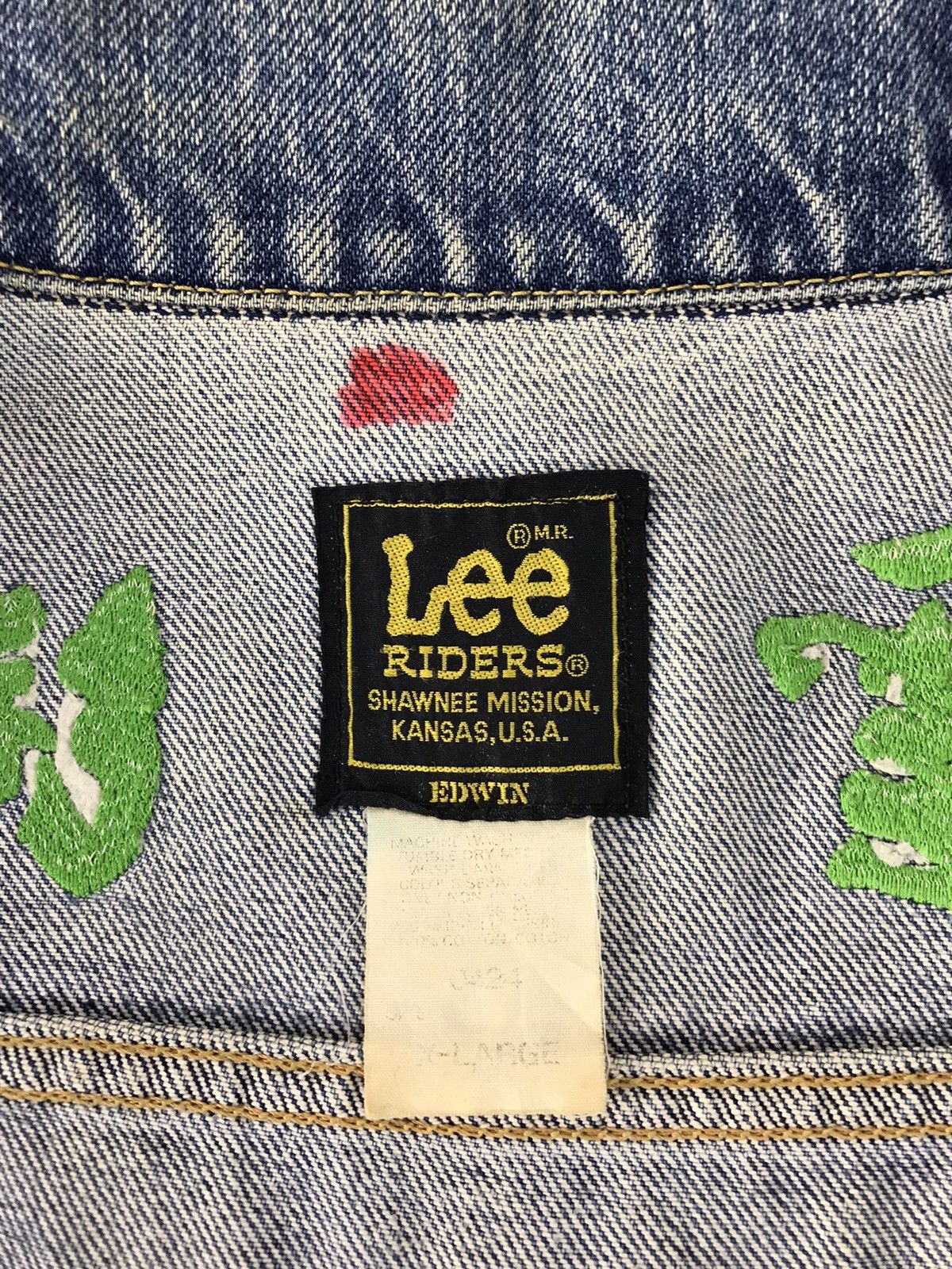 Edwin × Lee × Vintage Vintage Lee Riders By Edwin Trucker Denim Jeans Size US L / EU 52-54 / 3 - 12 Thumbnail