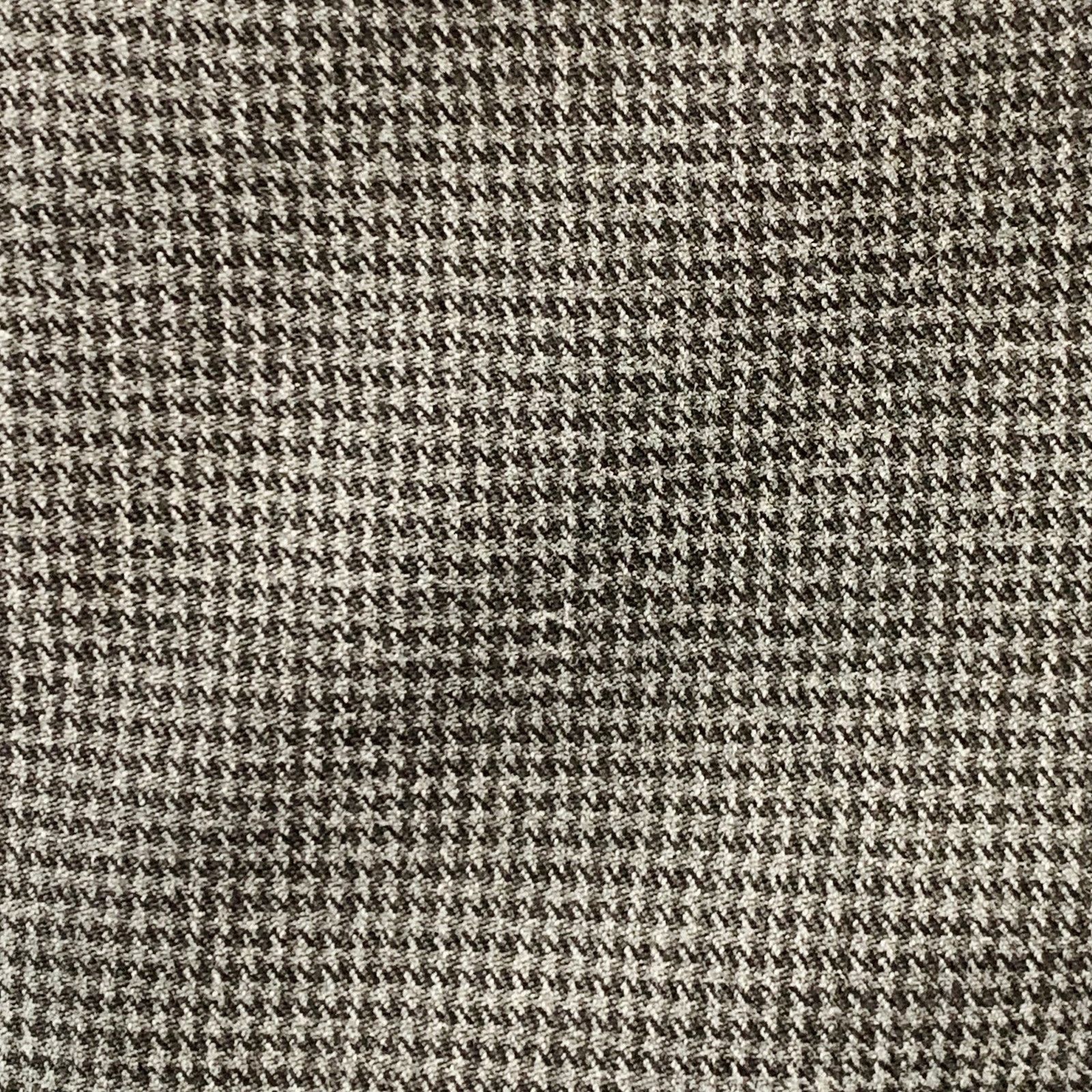 Barena BARENA Grey Black Houndstooth Cotton Cuffed Dress Pants Size US 35 - 2 Thumbnail