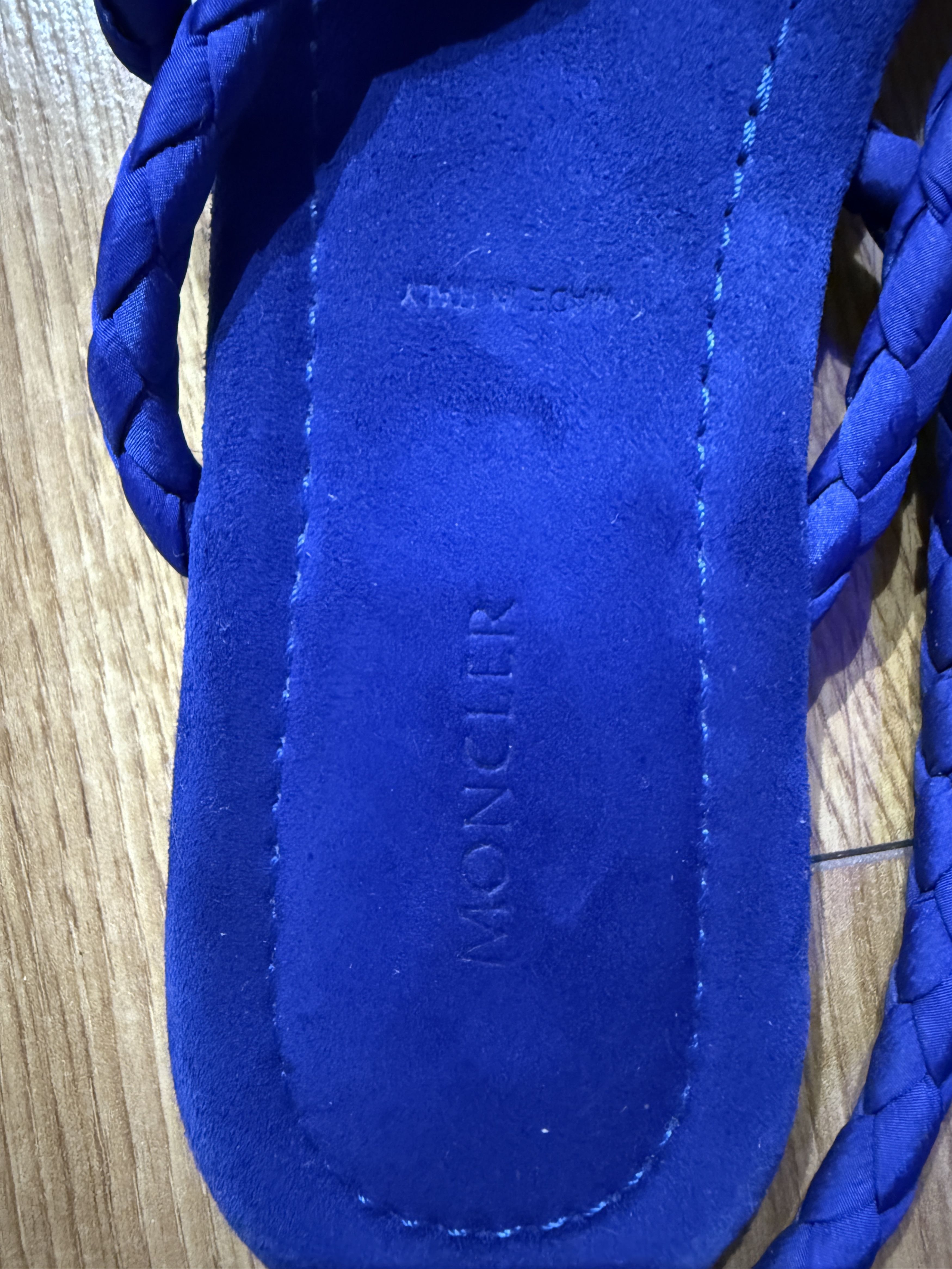 Moncler Blu sandals Moncler Size US 6 / IT 36 - 7 Thumbnail