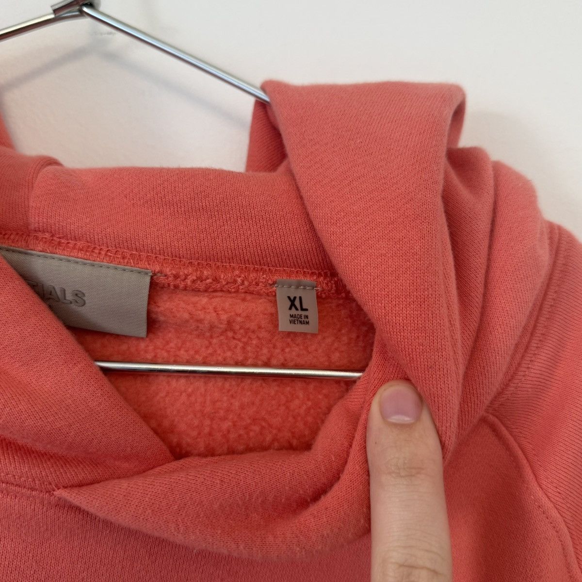 Essentials Fear of God Essentials Coral Raglan Cut Logo Hoodie SS22 Size US XL / EU 56 / 4 - 5 Thumbnail
