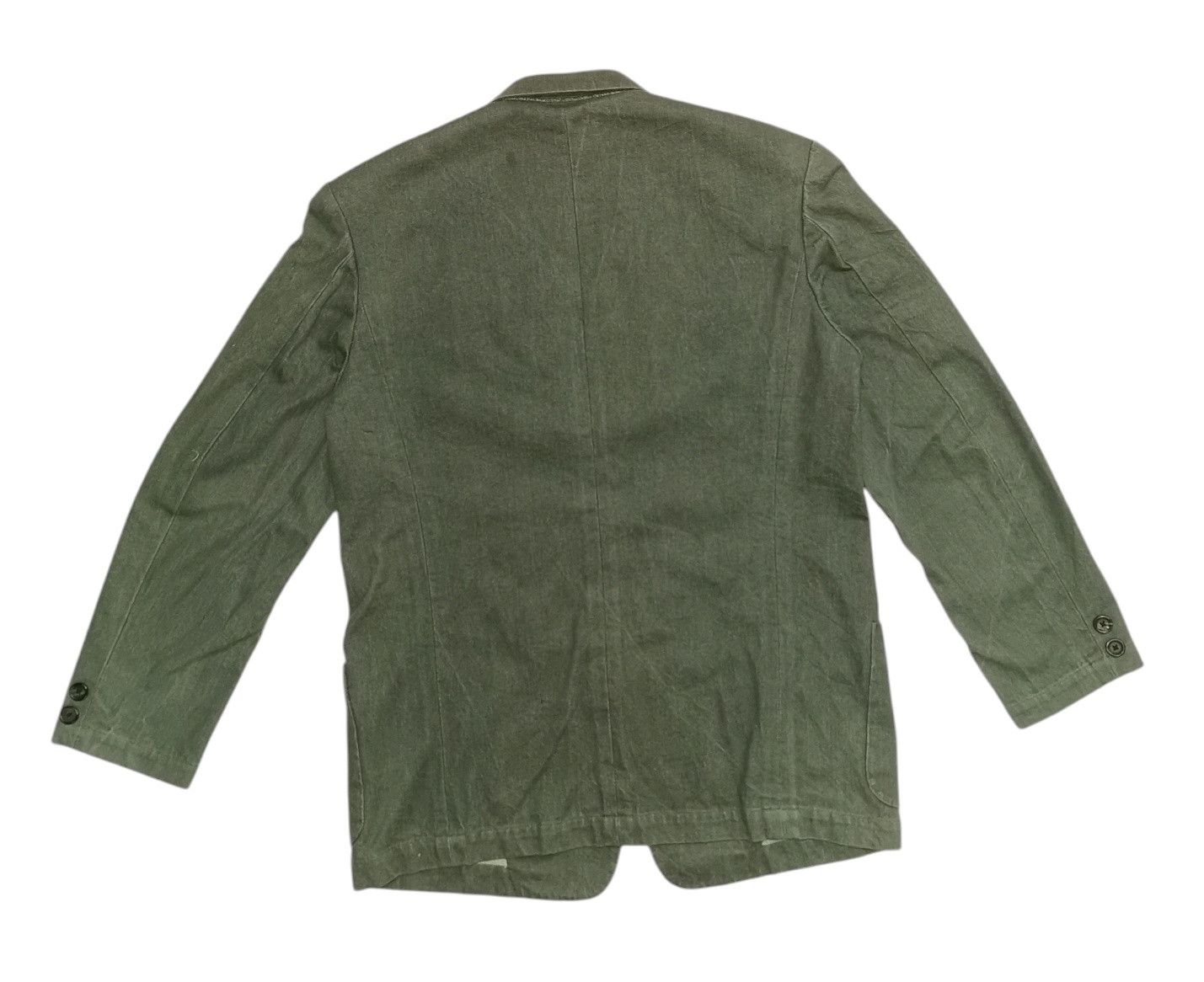 Yohji Yamamoto Yohji Yamamoto Denim Blazer Jacket Size US M / EU 48-50 / 2 - 2 Thumbnail