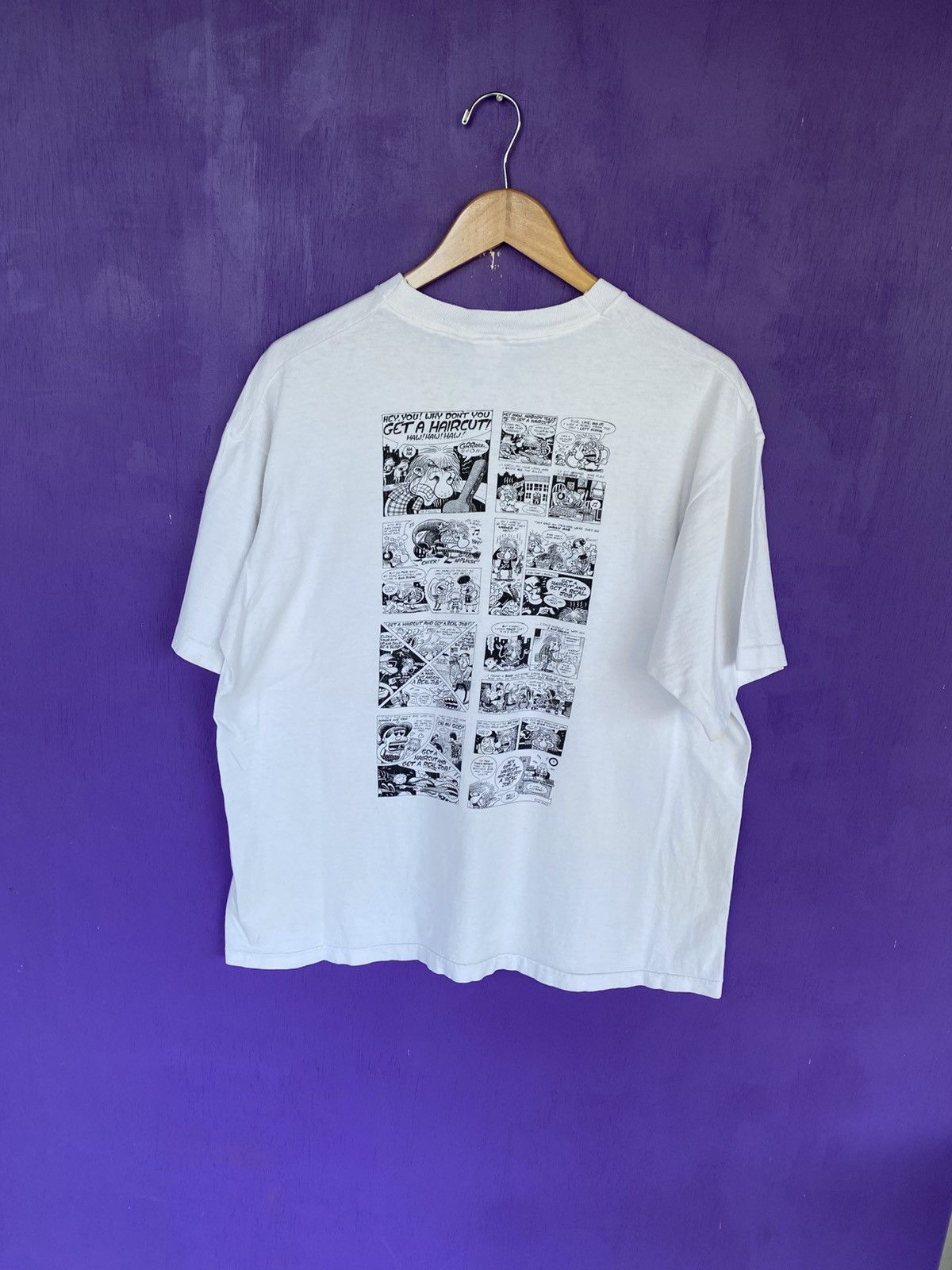 Band Tees Vintage 1993 George Thorogood haircut tour tee Size US XL / EU 56 / 4 - 2 Thumbnail
