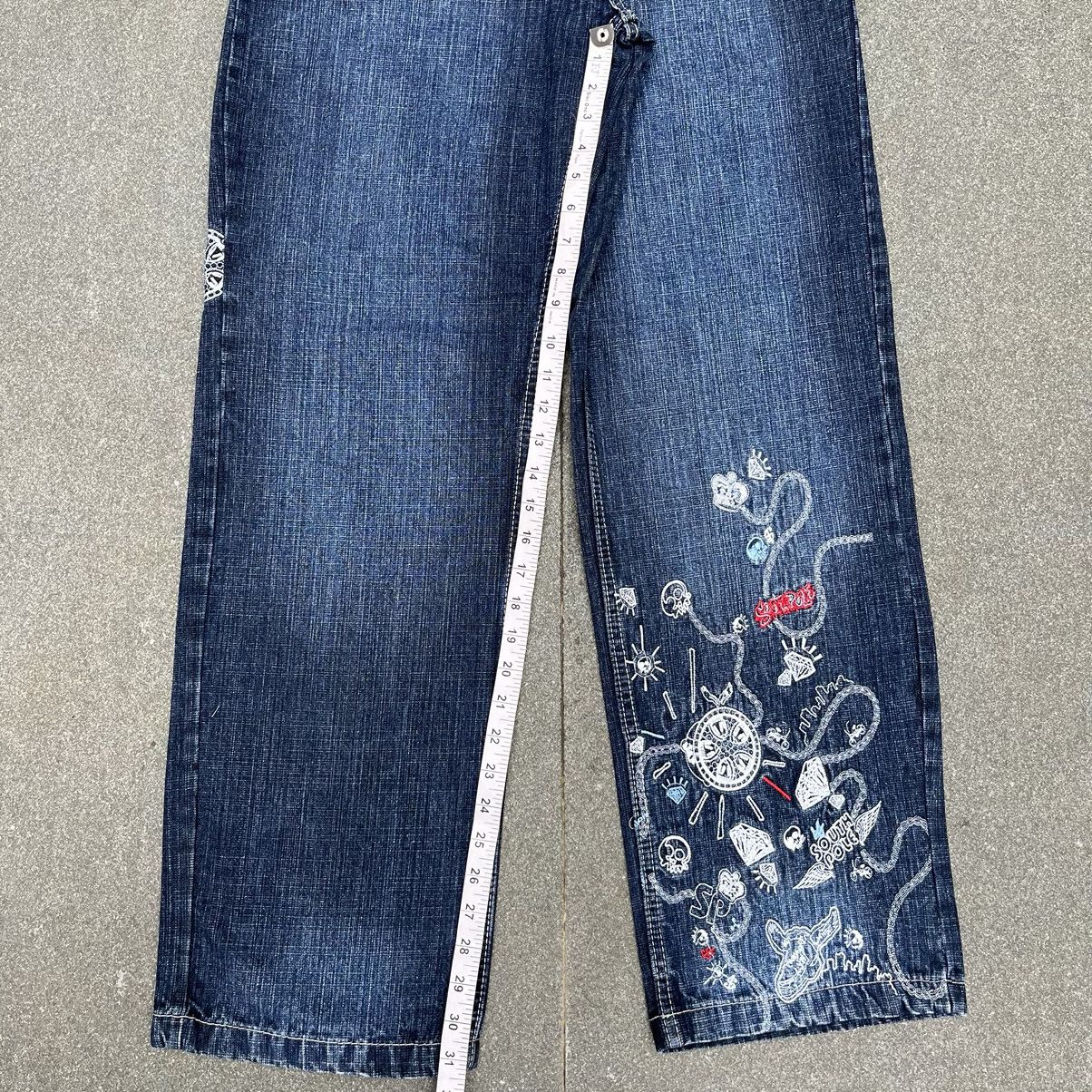 Southpole × Vintage 💥RARE💥 Crazy South Pole Jeans Size US 30 / EU 46 - 10 Thumbnail