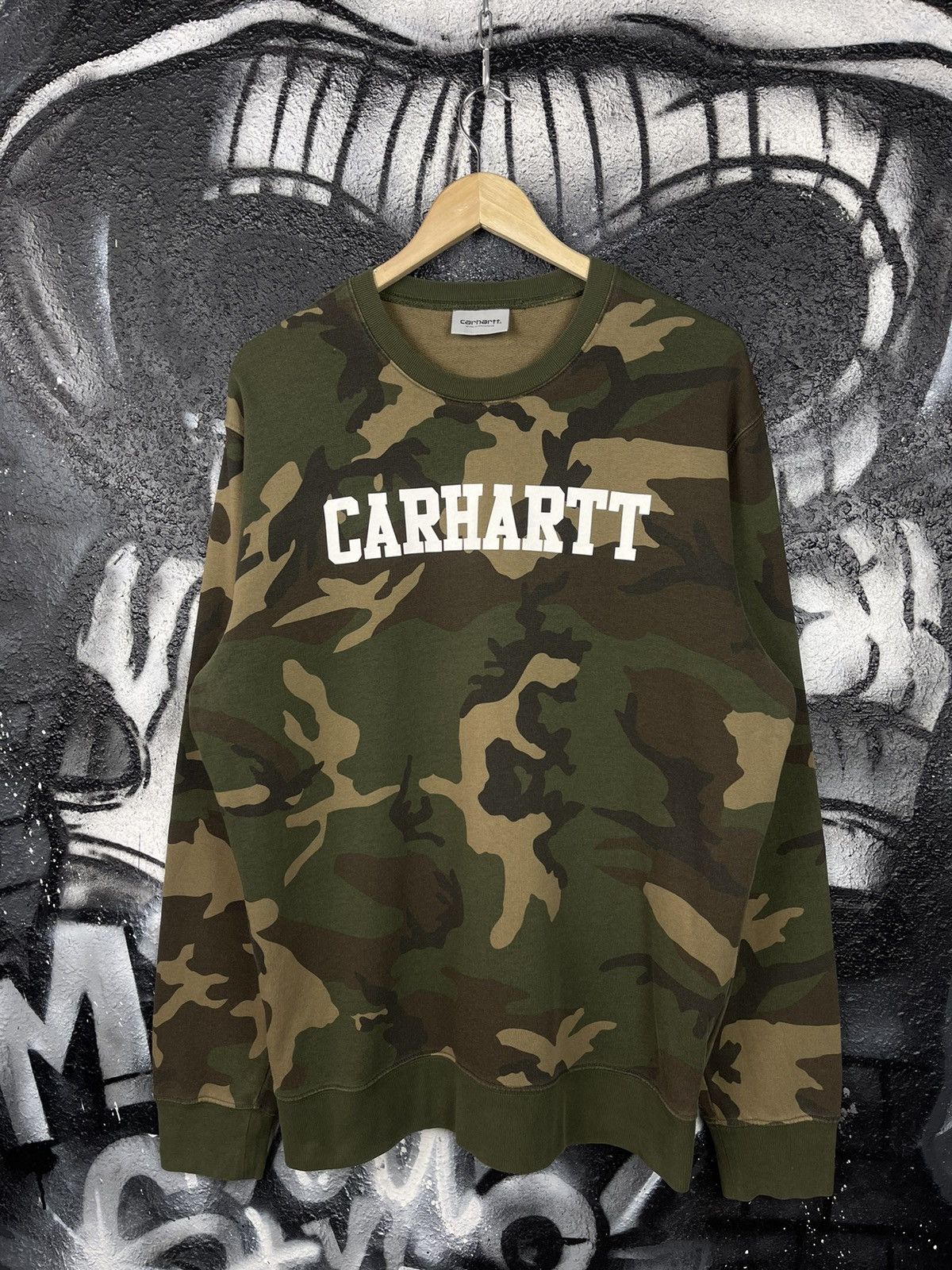 Carhartt Carhartt WIP College Sweat Camo Laurel Men’s Size L Size US L / EU 52-54 / 3 - 2 Thumbnail