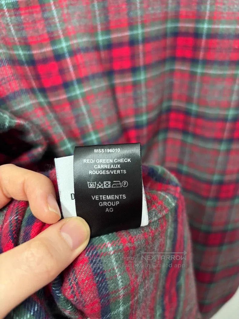 Vetements VETEMENTS Flannel Short Sleeve Shirt Size US S / EU 44-46 / 1 - 8 Thumbnail