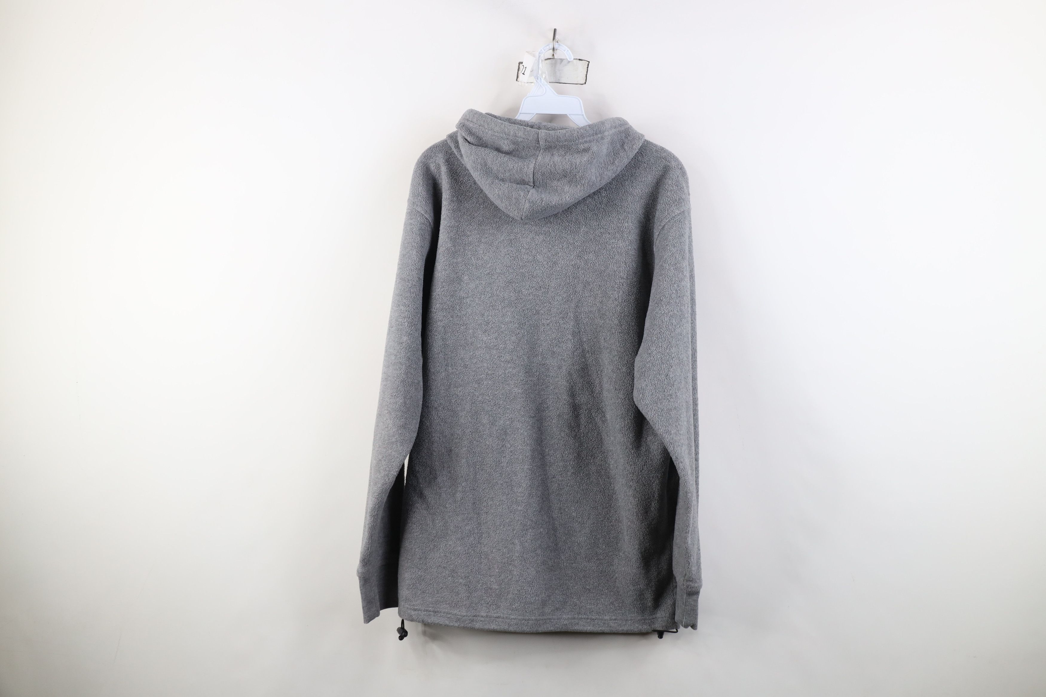 Vintage Vintage 90s Y2K Ireland Rugby Fleece Full Zip Hoodie Gray Size XL / US 12-14 / IT 48-50 - 12 Thumbnail