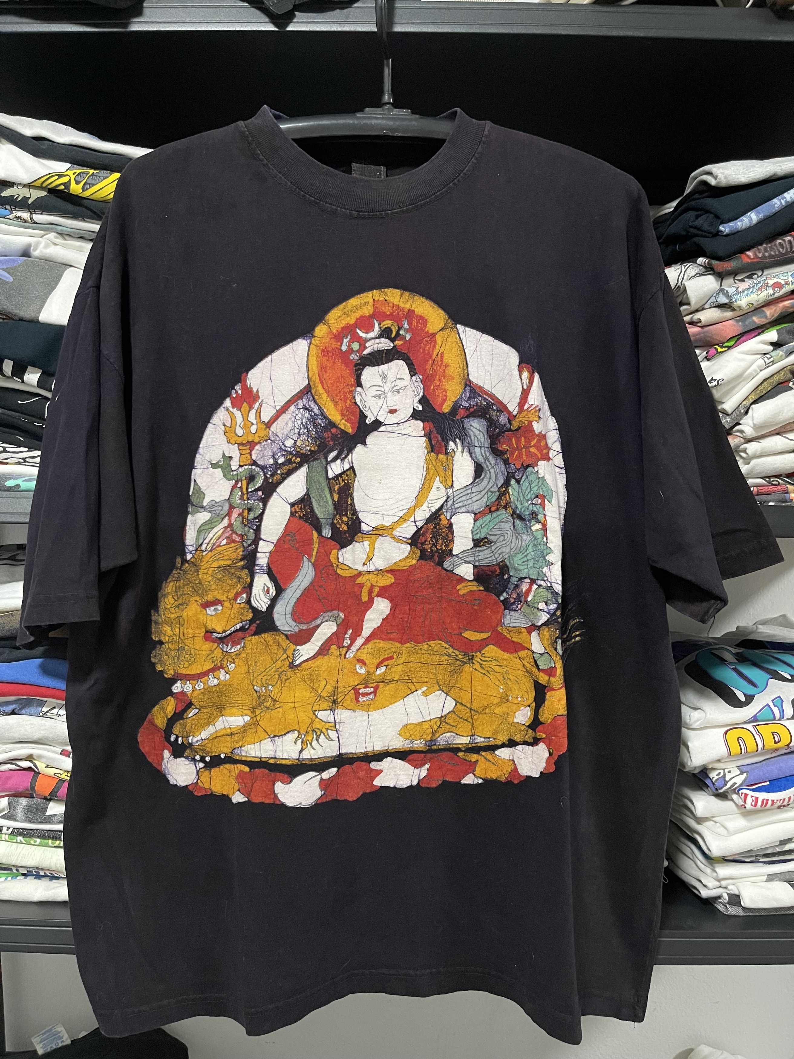 Vintage Vintage God Made in Nepal Tee XL Size US XL / EU 56 / 4 - 1 Thumbnail