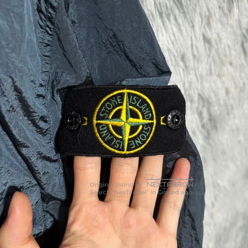 Stone Island Stone Island Metallic Nylon Jacket Coat Deep Blue M Size US M / EU 48-50 / 2 - 4 Thumbnail
