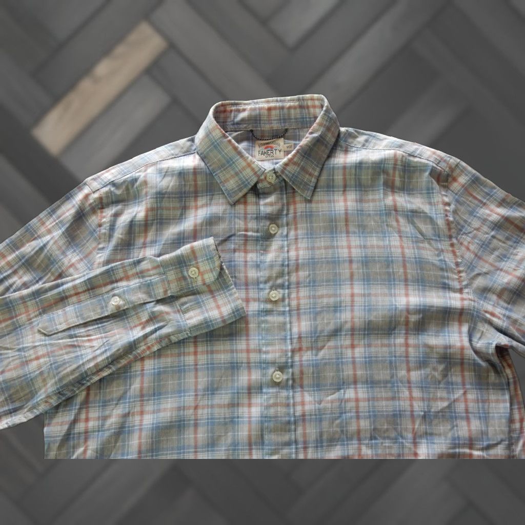 Faherty Faherty Men's Button-Front Shirt Size M Size US M / EU 48-50 / 2 - 1 Thumbnail