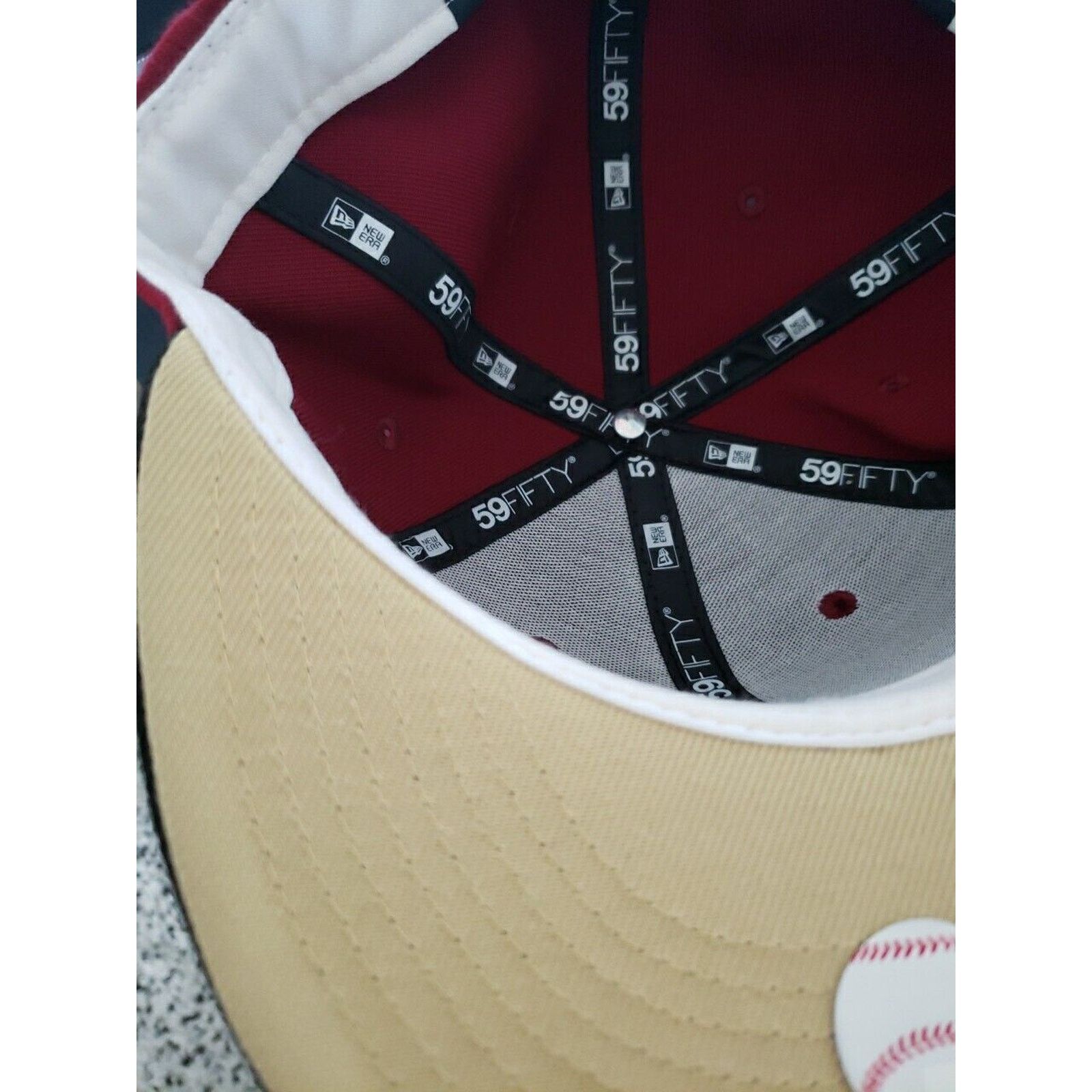 New Era Houston Colt 45s Hat 40 Years 5950 Size 7 5/8 Red New Era Size ONE SIZE - 7 Thumbnail