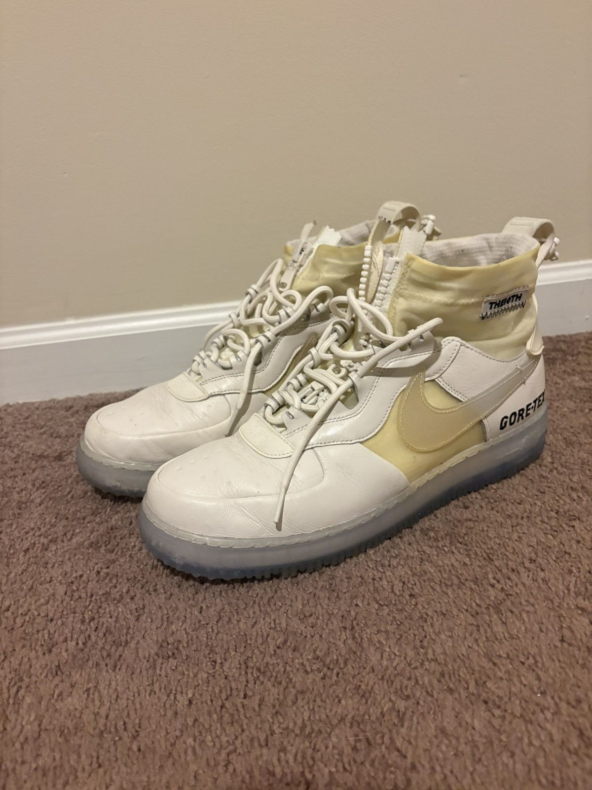 Nike NIKE X GORE-TEX AIR FORCE 1 “PHANTOM WHITE” HIGH Size US 11 / EU 44 - 4 Thumbnail