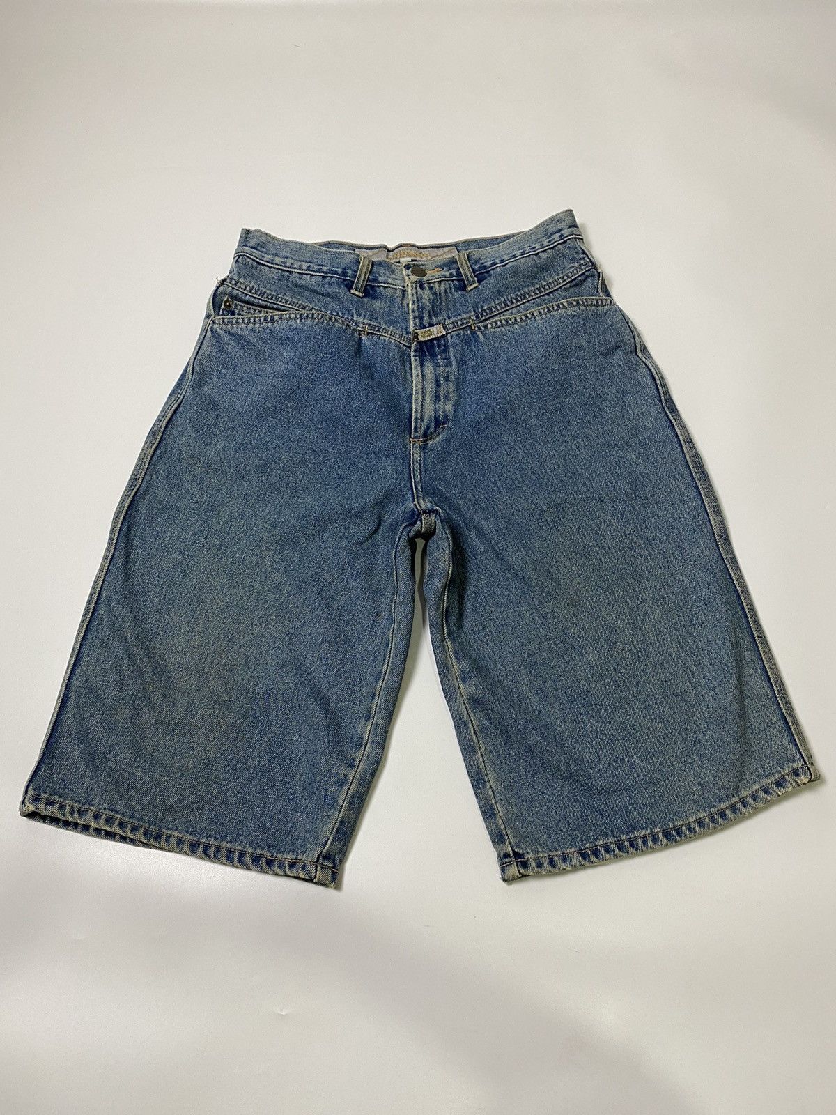 If Six Was Nine × Japanese Brand × Le Grande Bleu (L.G.B.) short pant baggy marithe francois girbaud jeans Size US 30 / EU 46 - 6 Thumbnail