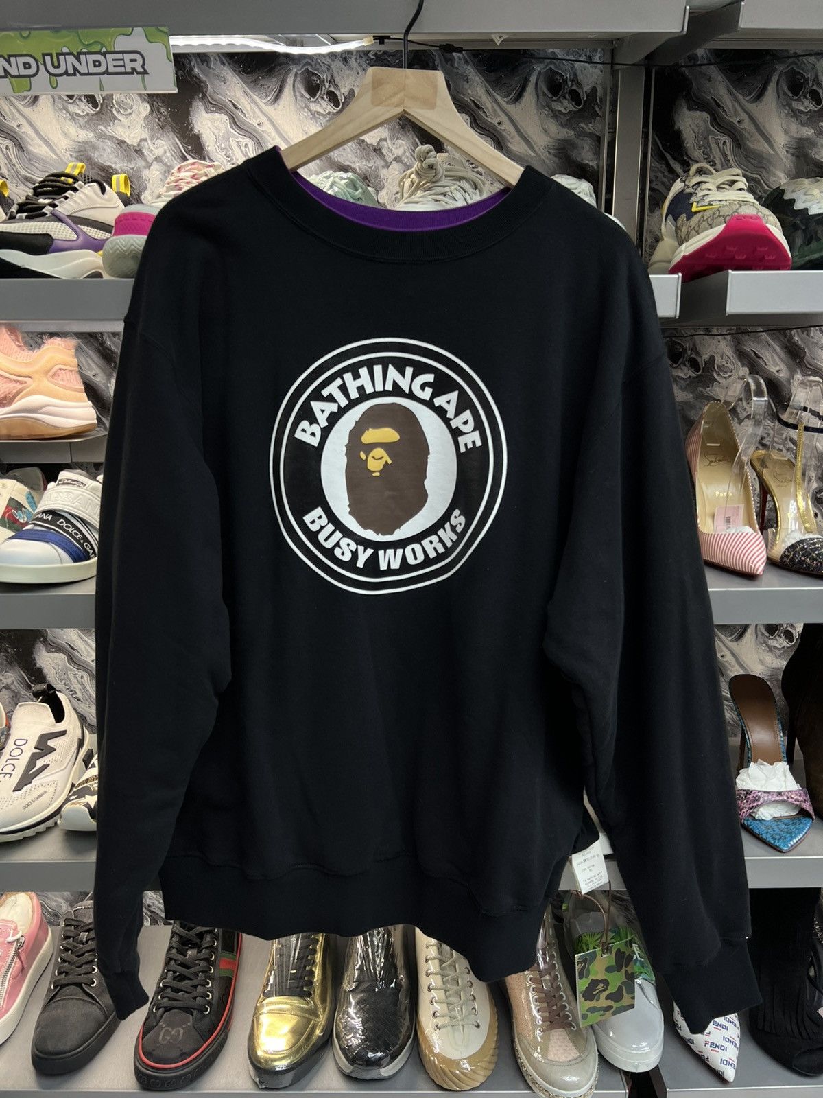 Bape Bape 4Way Relaxed Fit Crewneck Size US XL / EU 56 / 4 - 1 Thumbnail