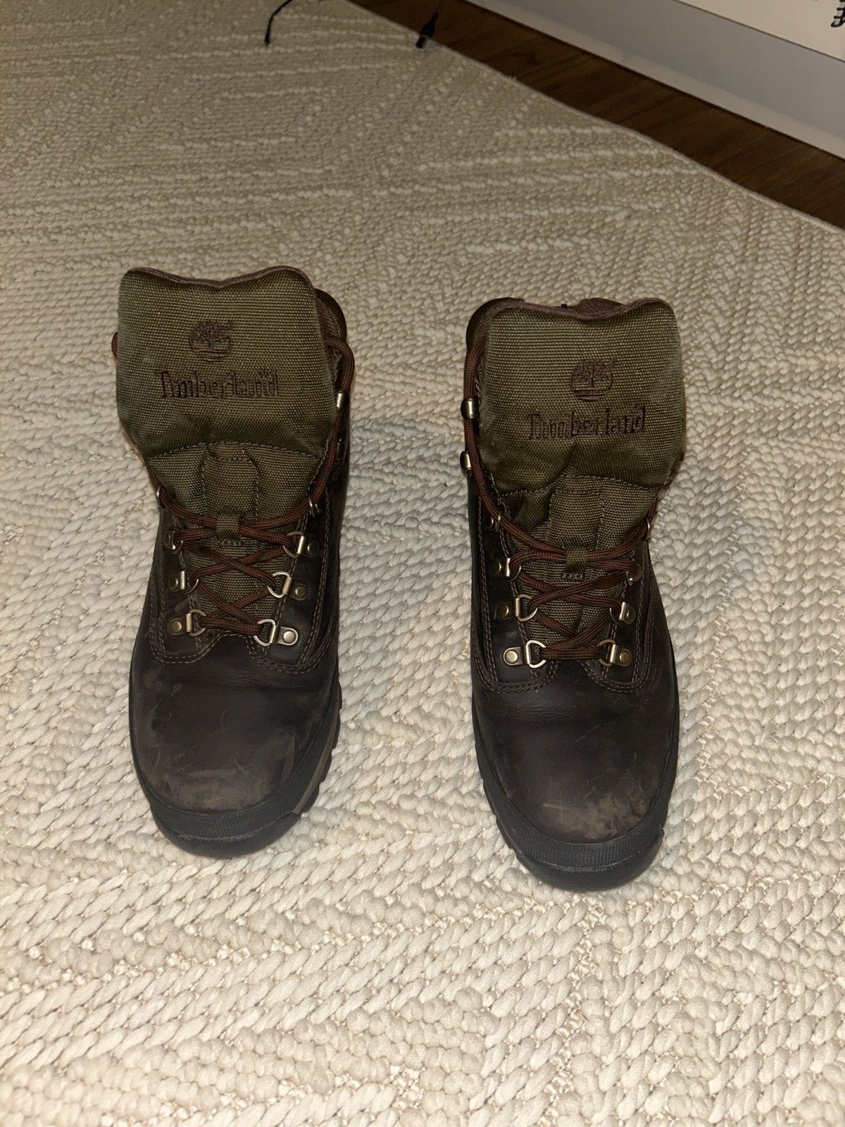 Timberland Timberland Euro Hiker Boots – Brown – Size 11.5 Size US 11.5 / EU 44-45 - 1 Thumbnail