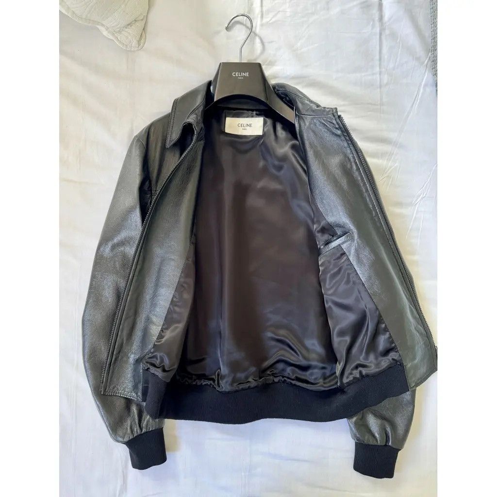 Celine Blouson Jacket with cut outs in soft Lambskin Size US M / EU 48-50 / 2 - 3 Thumbnail
