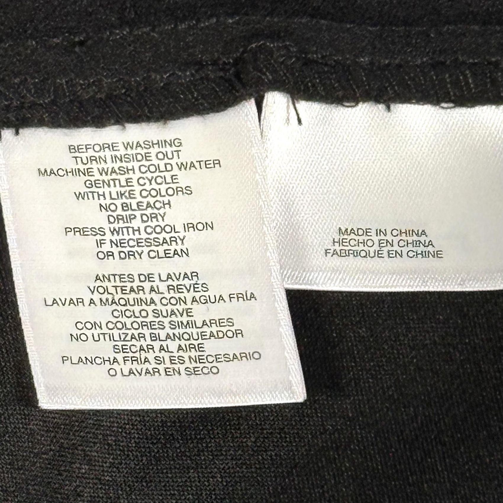 Anne Klein Anne Klein Dress Pants 10 Black Straight Leg High Rise Workwear Trousers Women Slim Relaxed Front Pleats Pockets Zipper Closure Size 32" / US 10 / IT 46 - 6 Thumbnail