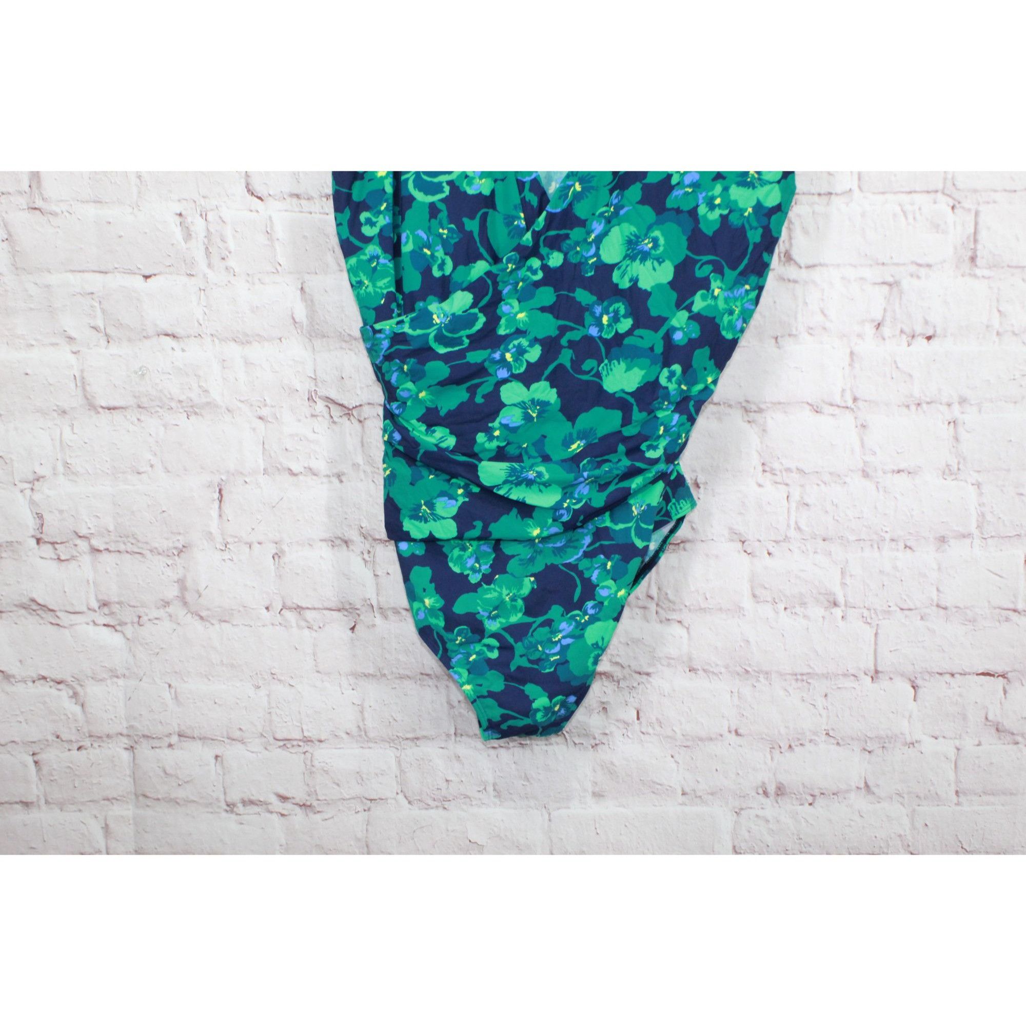 L.L. Bean LL Bean Women's Shaping Swimwear Tanksuit Floral Print Size 4XL / US 24-26 - 3 Thumbnail