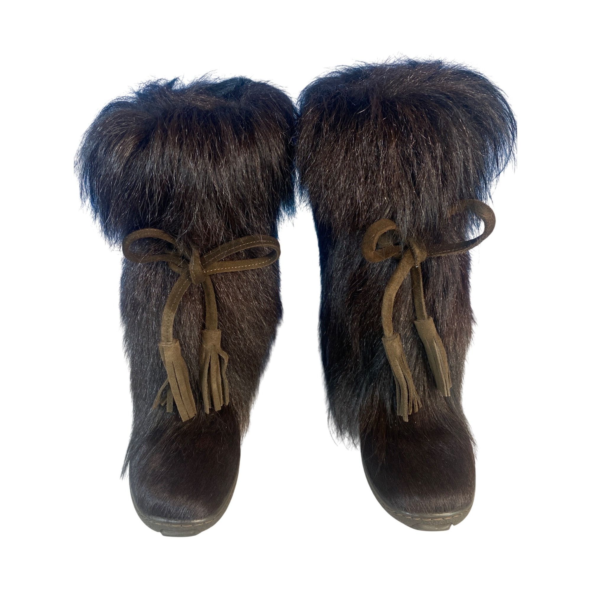 Pajar Pajar Women's Scarlet Winter Fur Boot Brown Women's 37 -4F L Size US 7 / IT 37 - 9 Thumbnail
