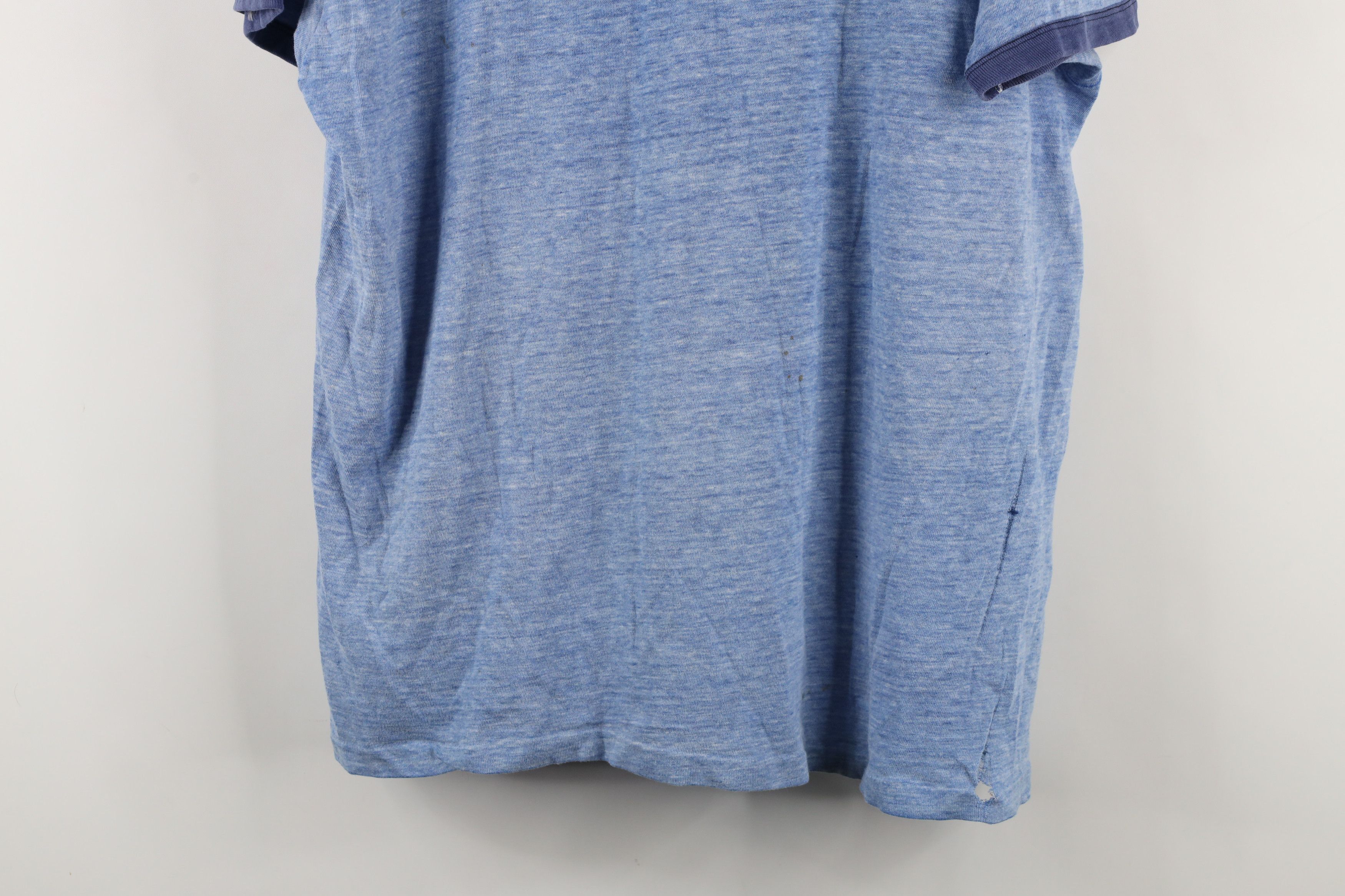 Hanes × Vintage Vintage 70s Hanes Soft Bulldog Football Ringer T-Shirt USA Size US XL / EU 56 / 4 - 17 Thumbnail