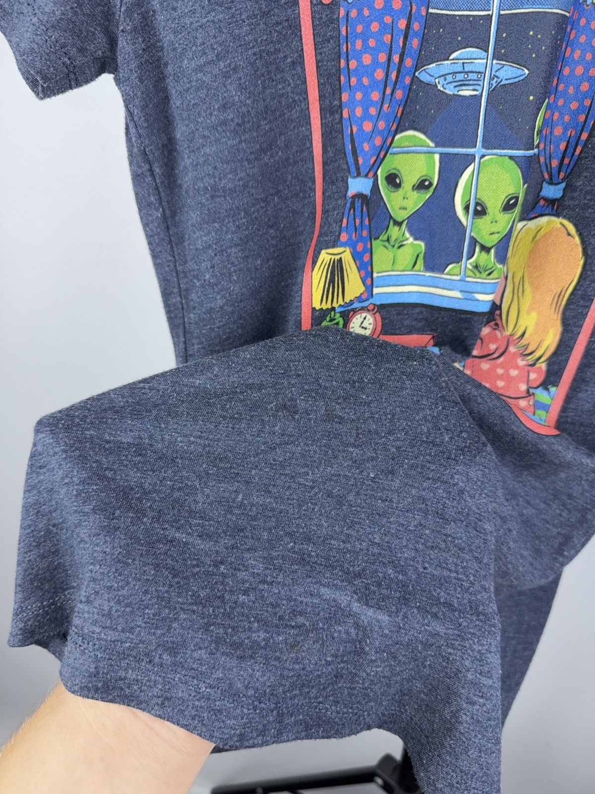Vintage Vintage 00s Big Logo Tee Aliens UFO Bedtime stories men Size US S / EU 44-46 / 1 - 6 Thumbnail