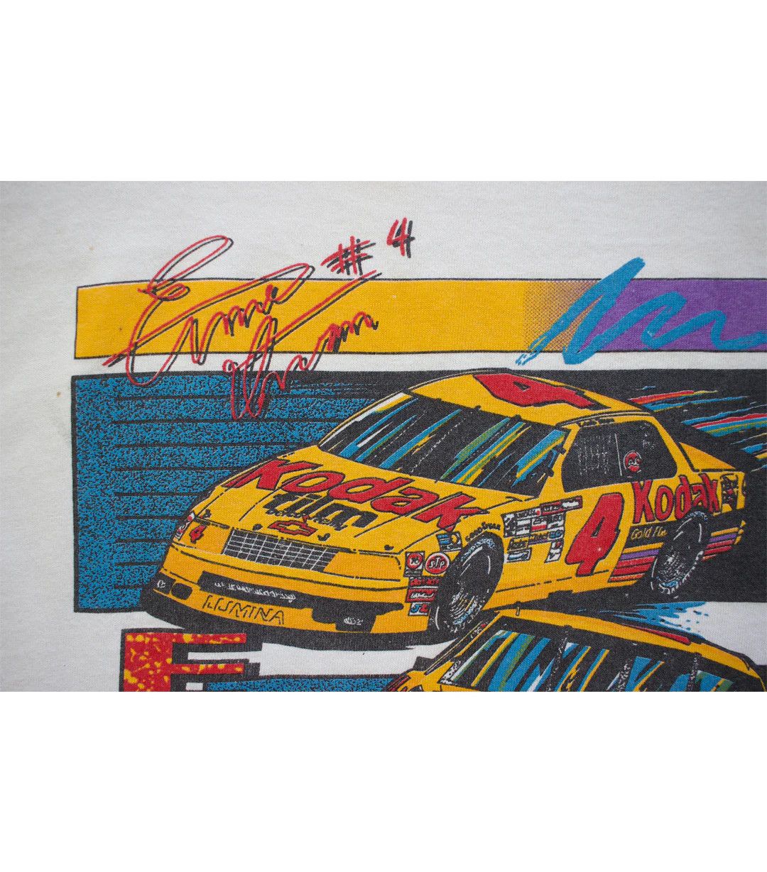 Vintage 1993 Vintage Ernie Irvan - Kodak Racing Tank Top Size US XL / EU 56 / 4 - 4 Thumbnail