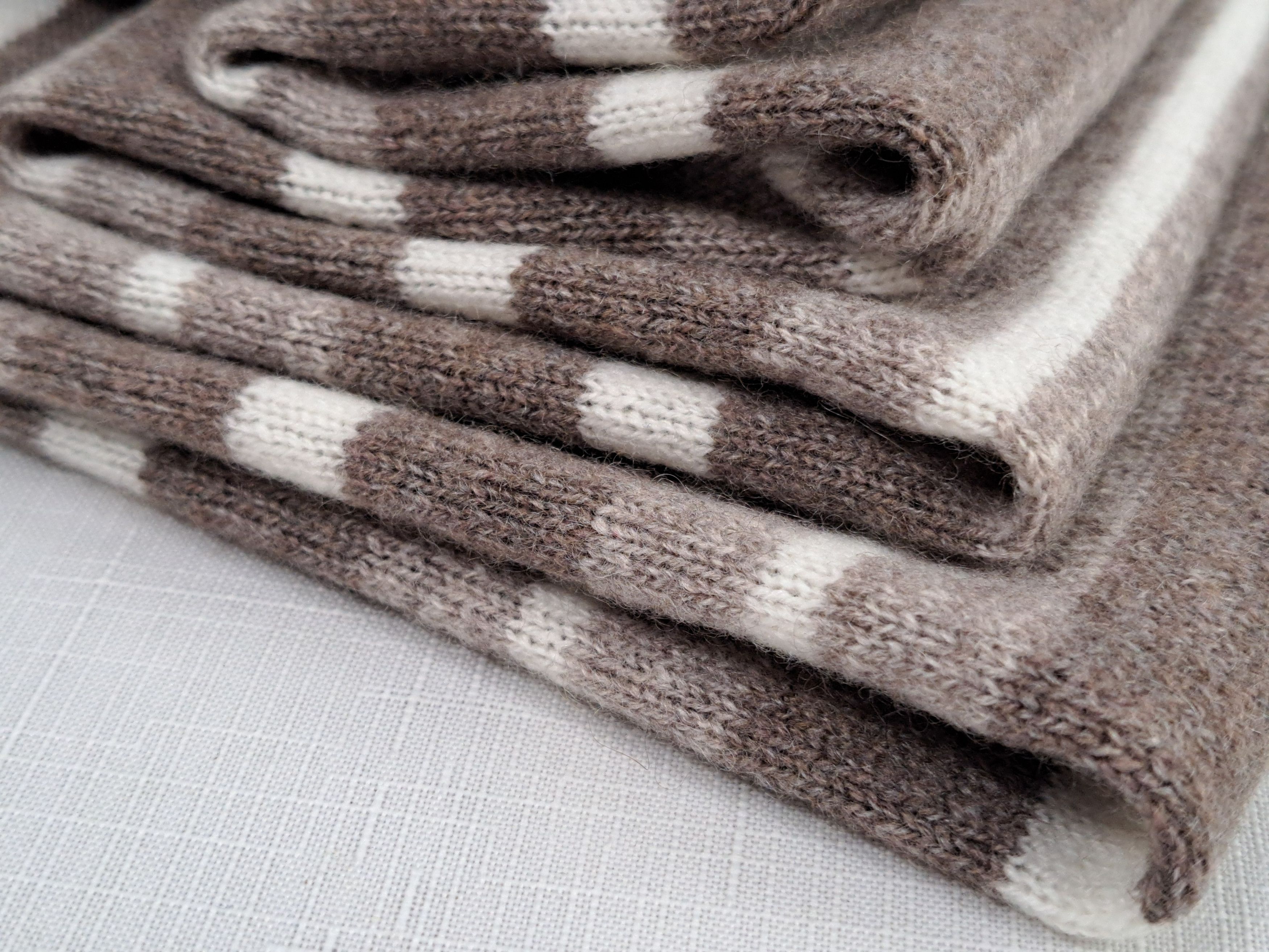 Fedeli Fedeli multicolor stripe pattern cashmere scarf. Size ONE SIZE - 7 Thumbnail